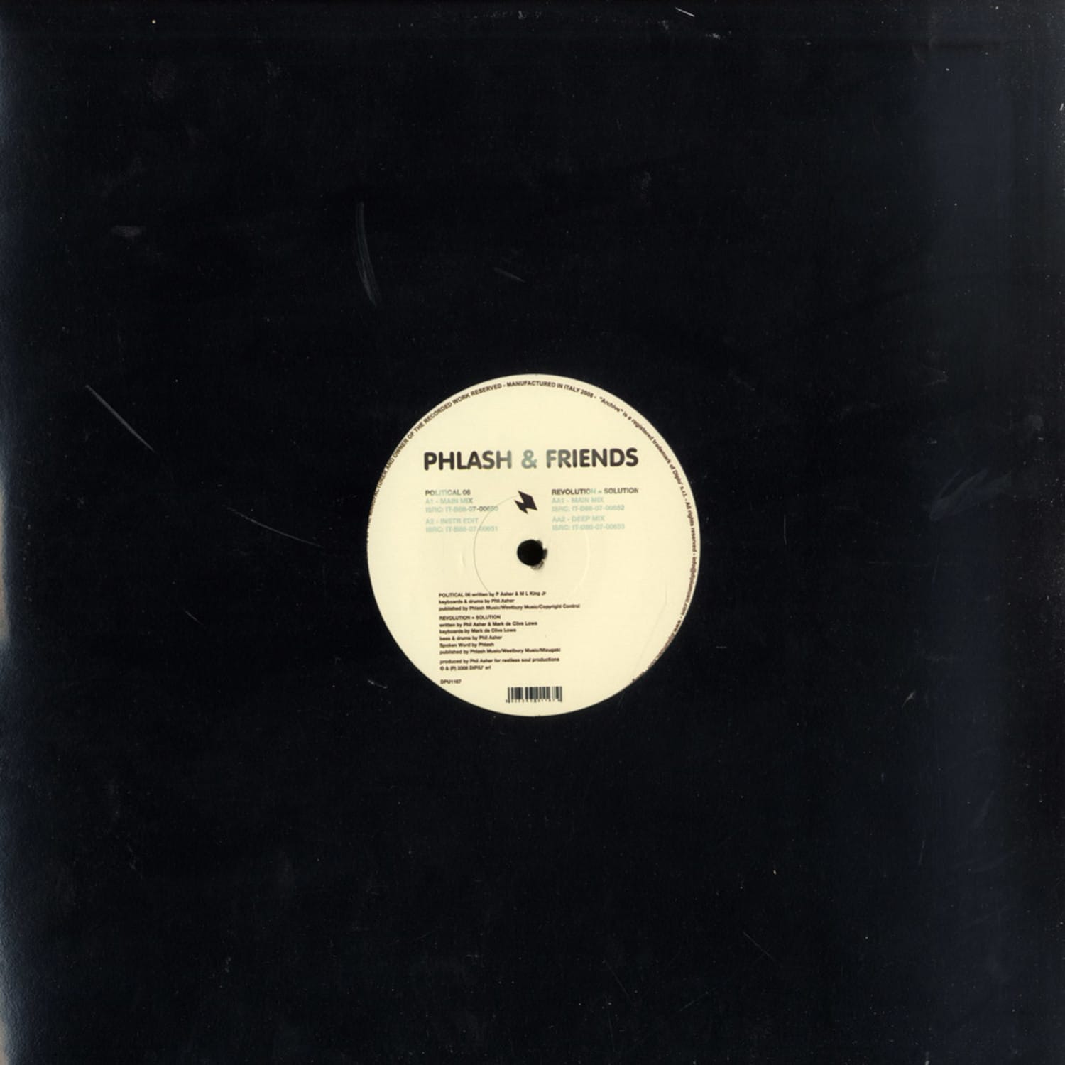 Phil Asher Pres Phlash & Friends - POLITICAL 06/ REVOLUTION