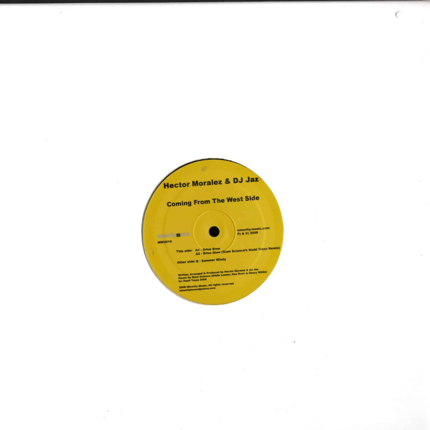 Hector Moralez & DJ Jaz - COMING FROM THE WEST SIDE / SLUM SCIENCE HUDD TRAXX REMIX