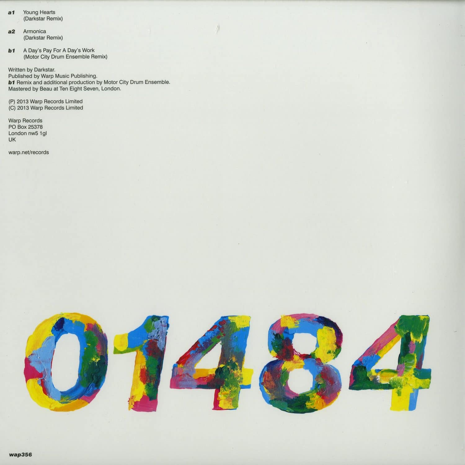 Darkstar - 01484 / REMIX EP 1