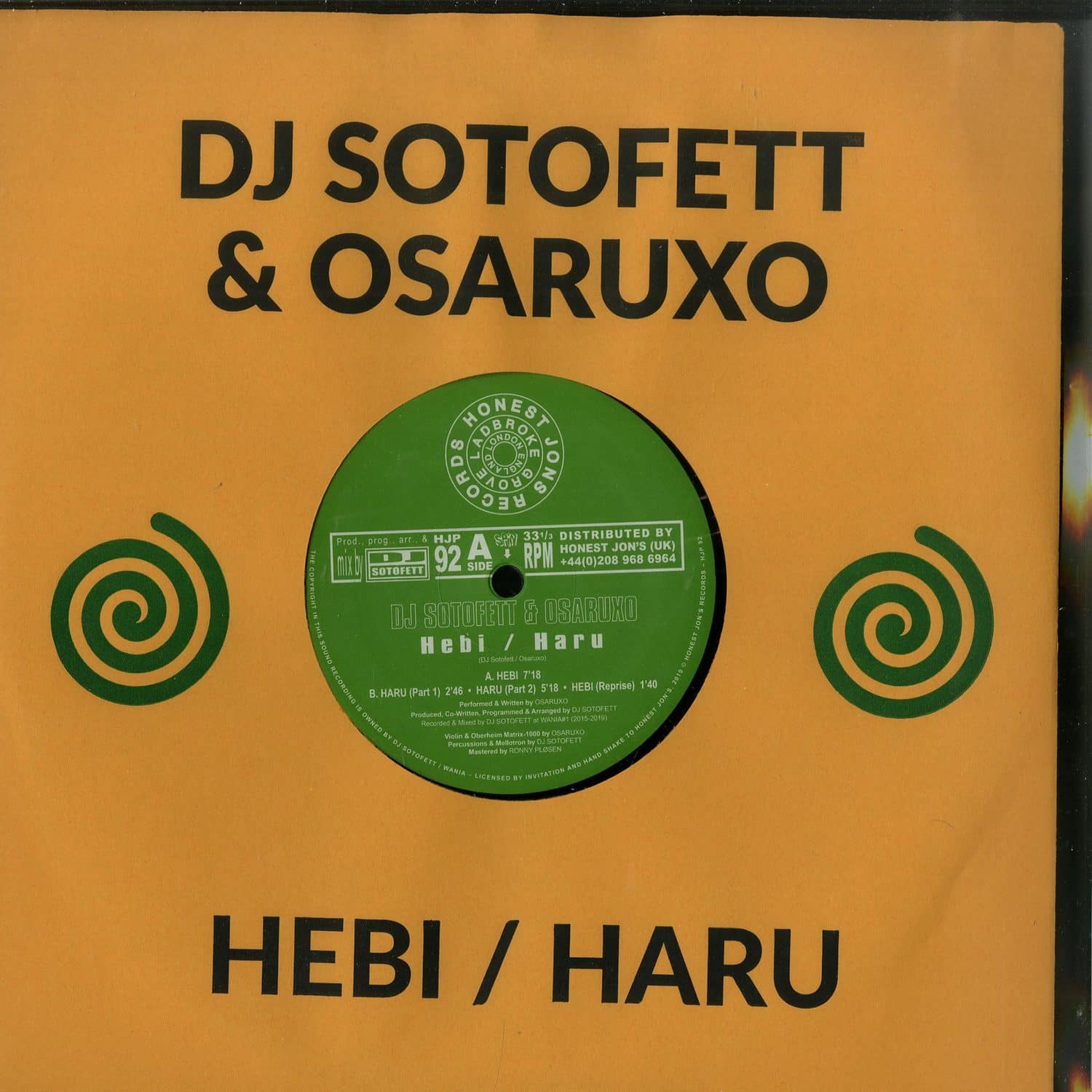 DJ Sotofett & Osaruxo - HEBI / HARU 