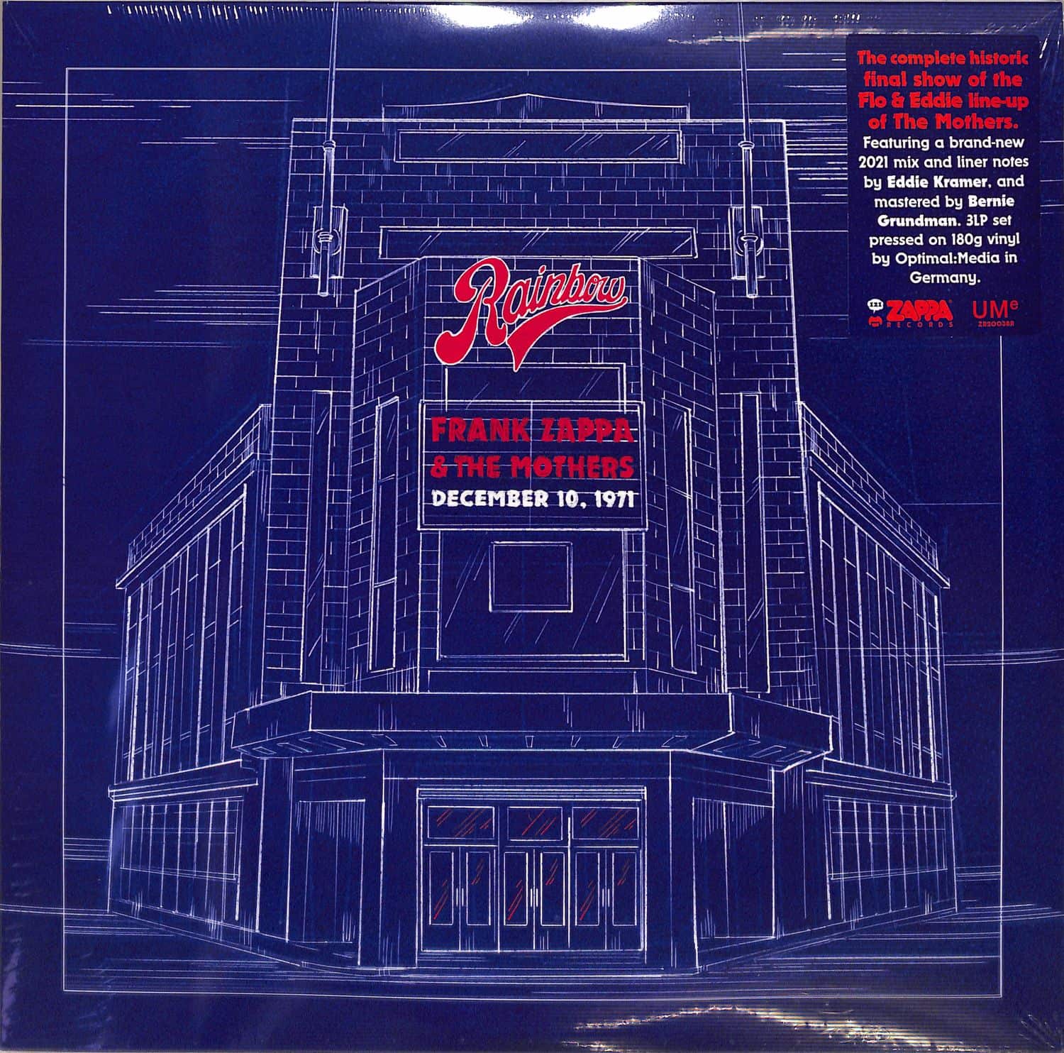 Frank Zappa & The Mothers - THE MOTHERS 1971 RAINBOW THEATER 