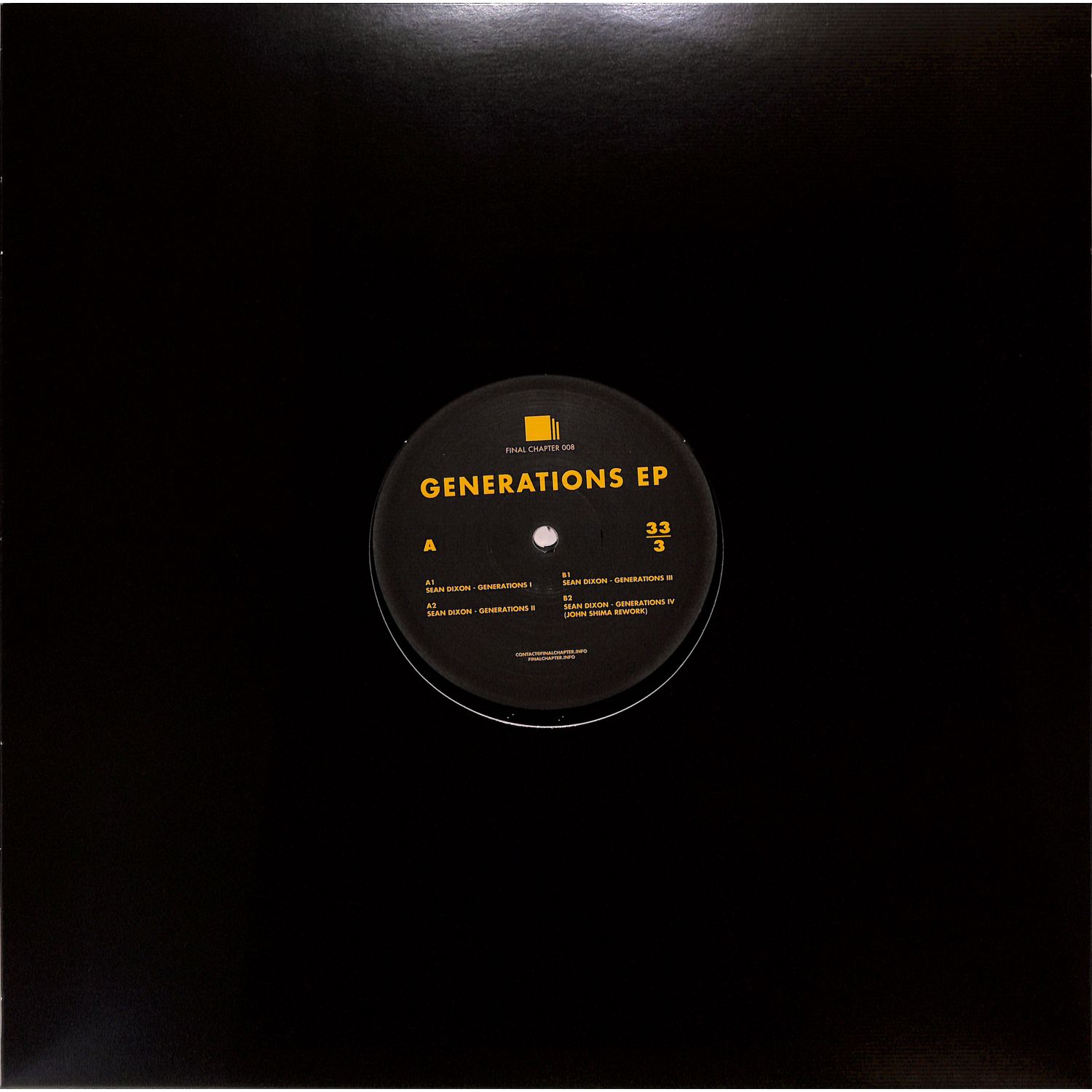 Sean Dixon - GENERATIONS EP 