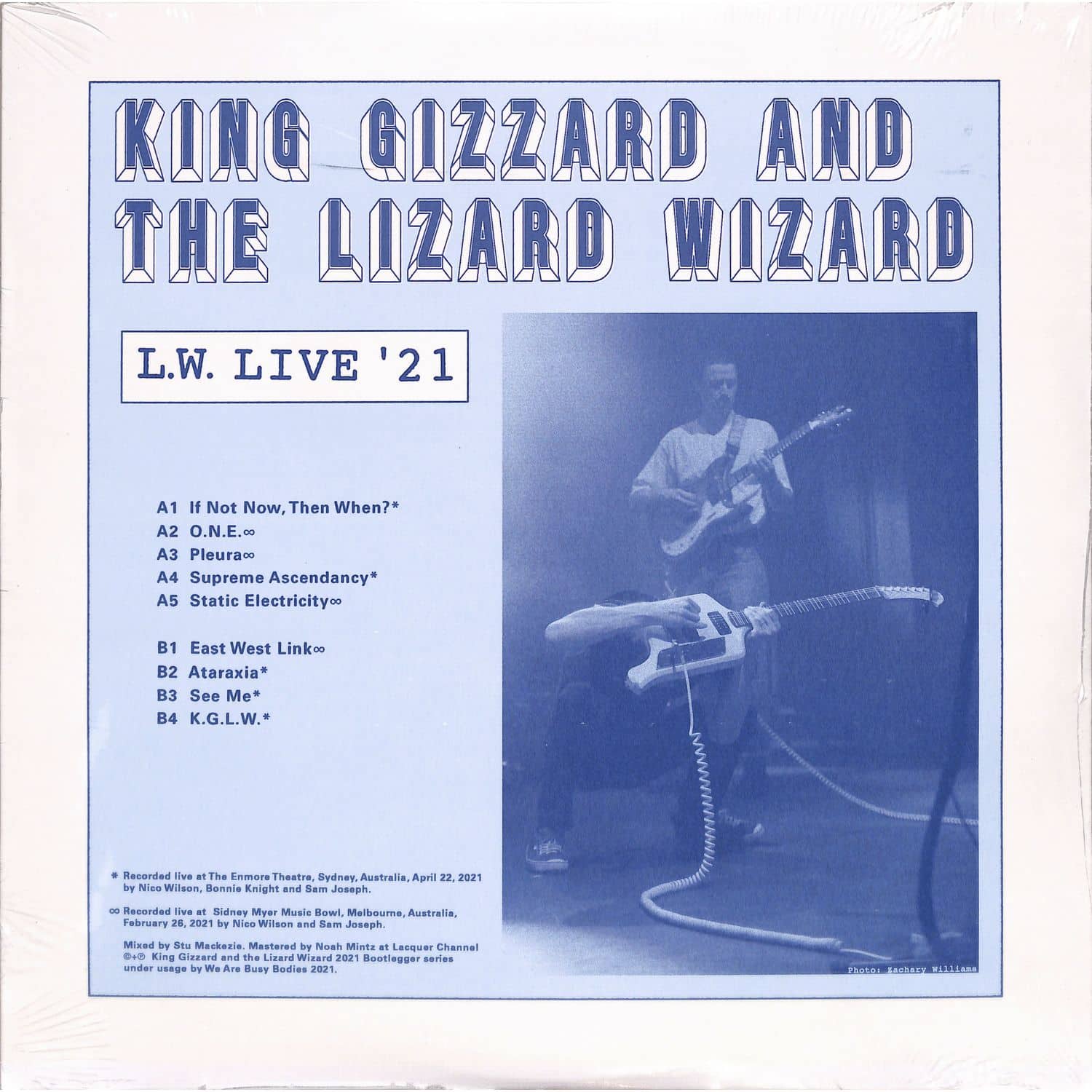 King Gizzard & The Lizard Wizard - L.W.LIVE IN AUSTRALIA 