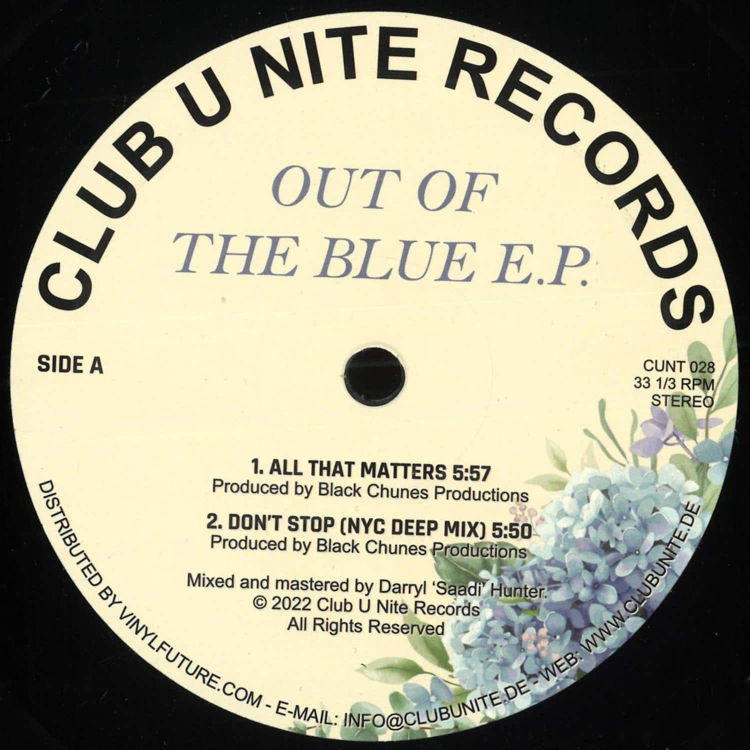 Black Chunes Productions / Manhattan Project - OUT OF THE BLUE EP