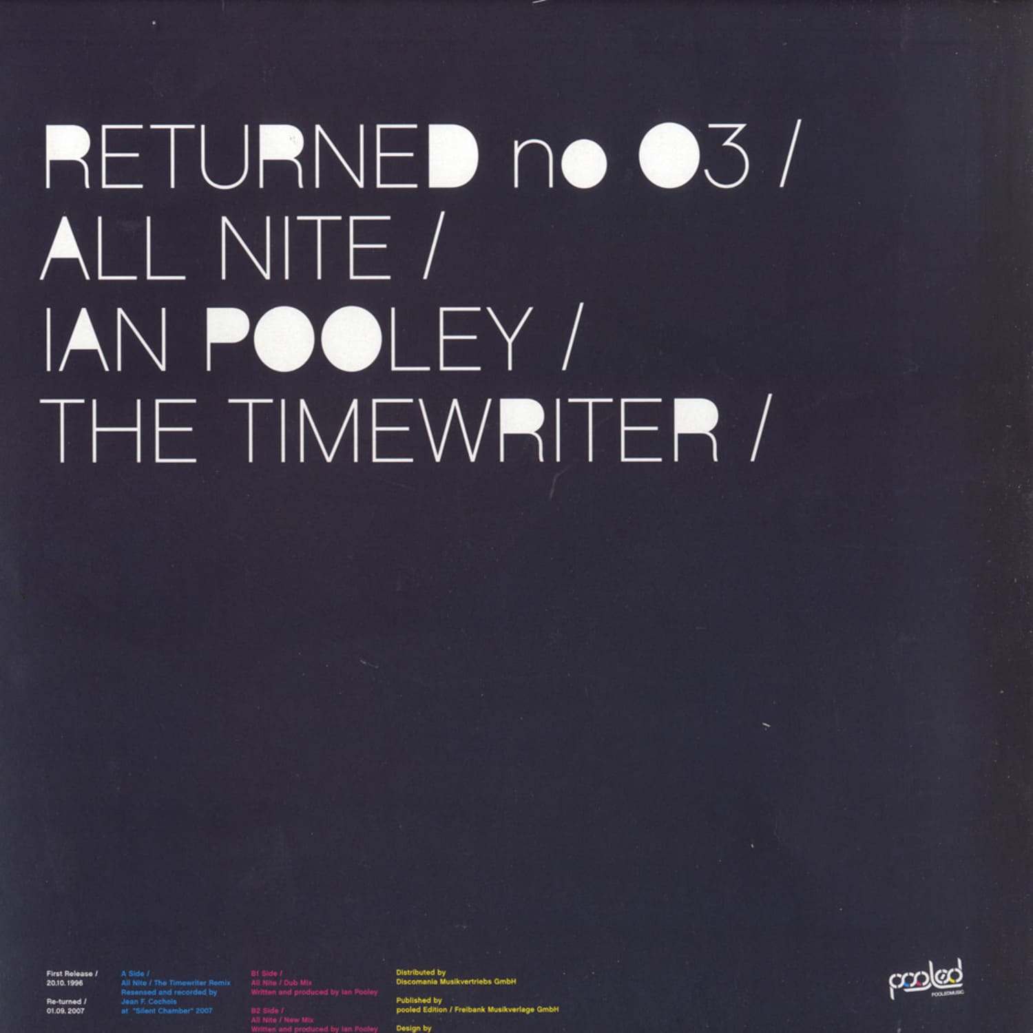 Ian Pooley - ALL NITE