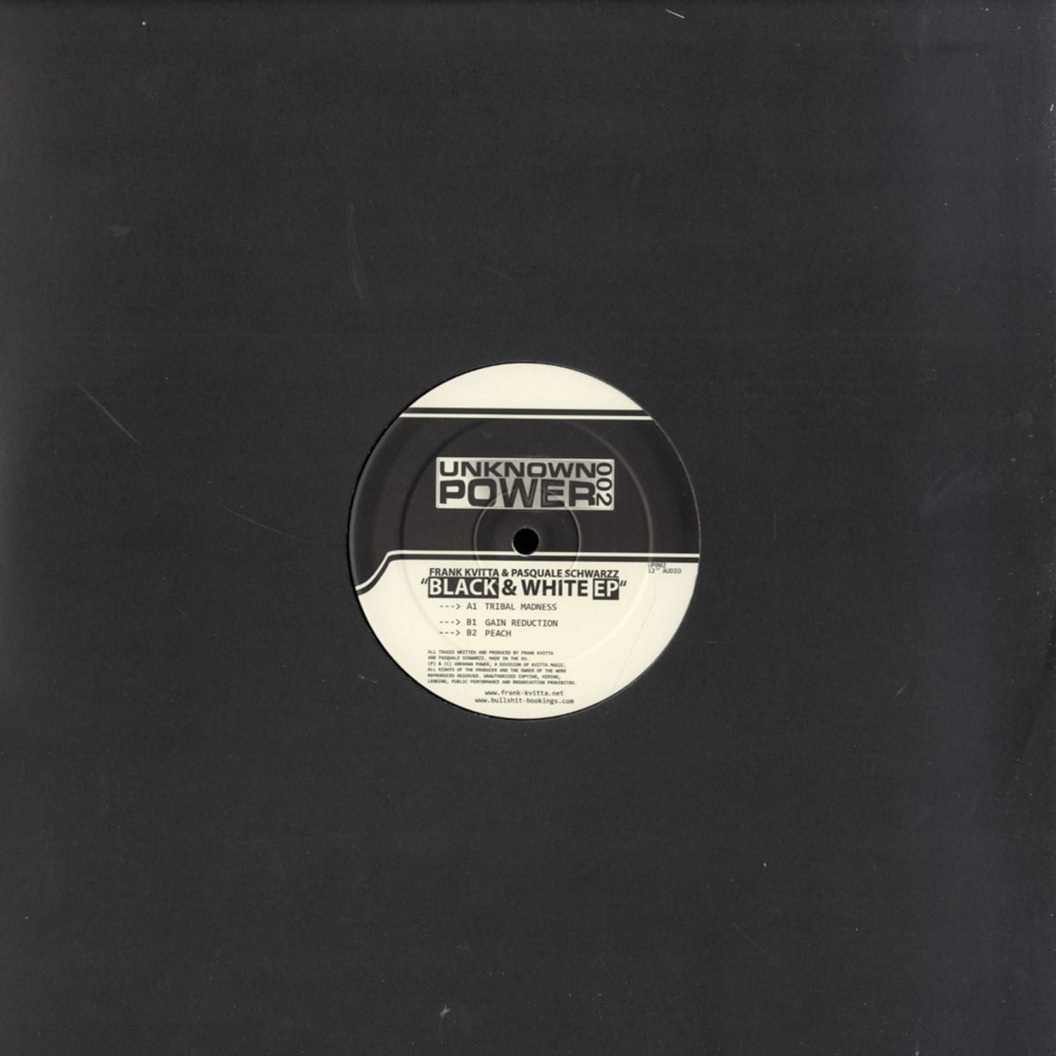 Frank Kvitta & Pasquale Schwarzz - BLACK AND WHITE EP