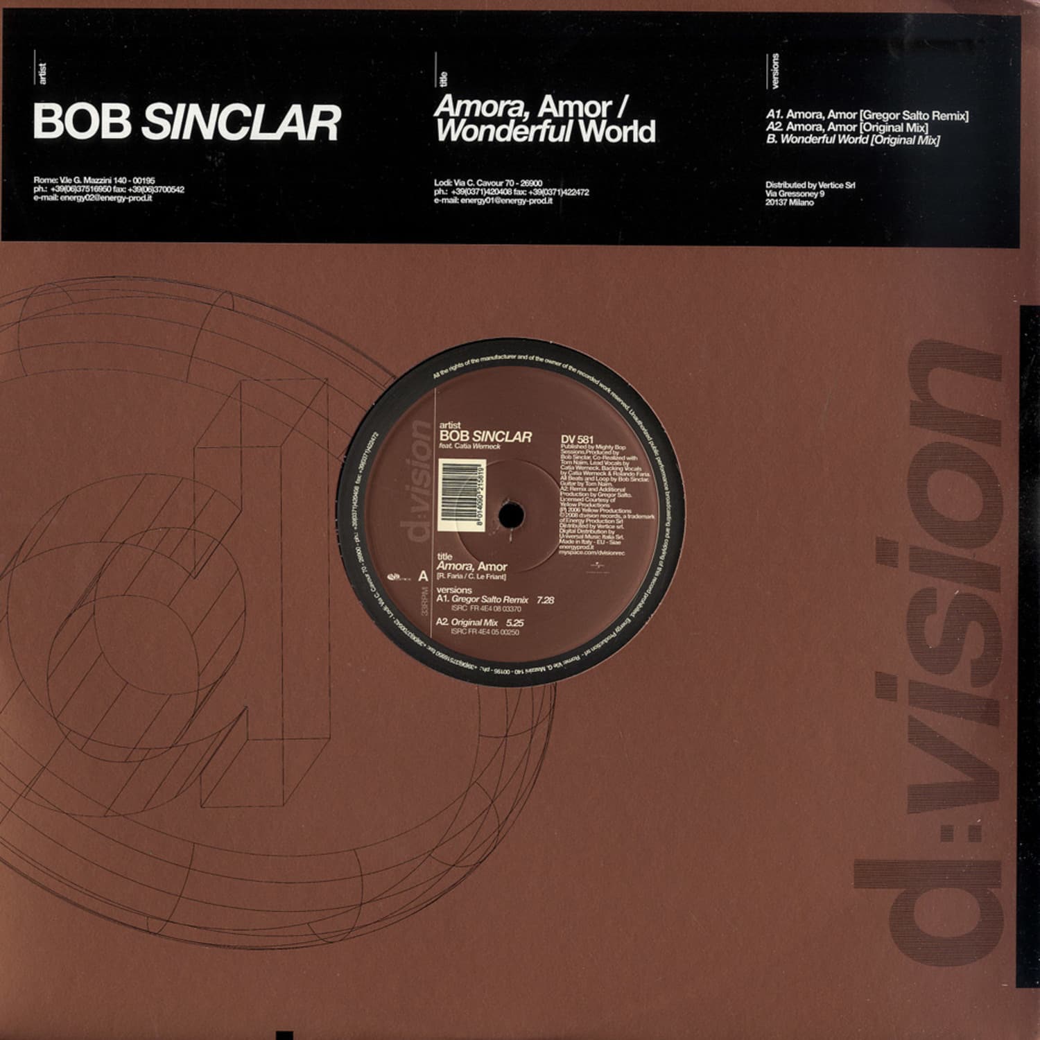 Bob Sinclar - AMORA, AMOR/WONDERFUL WORLD