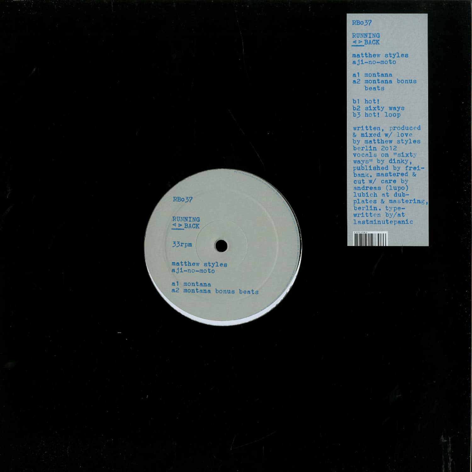 Matthew Styles - AJI-NO-MOTO