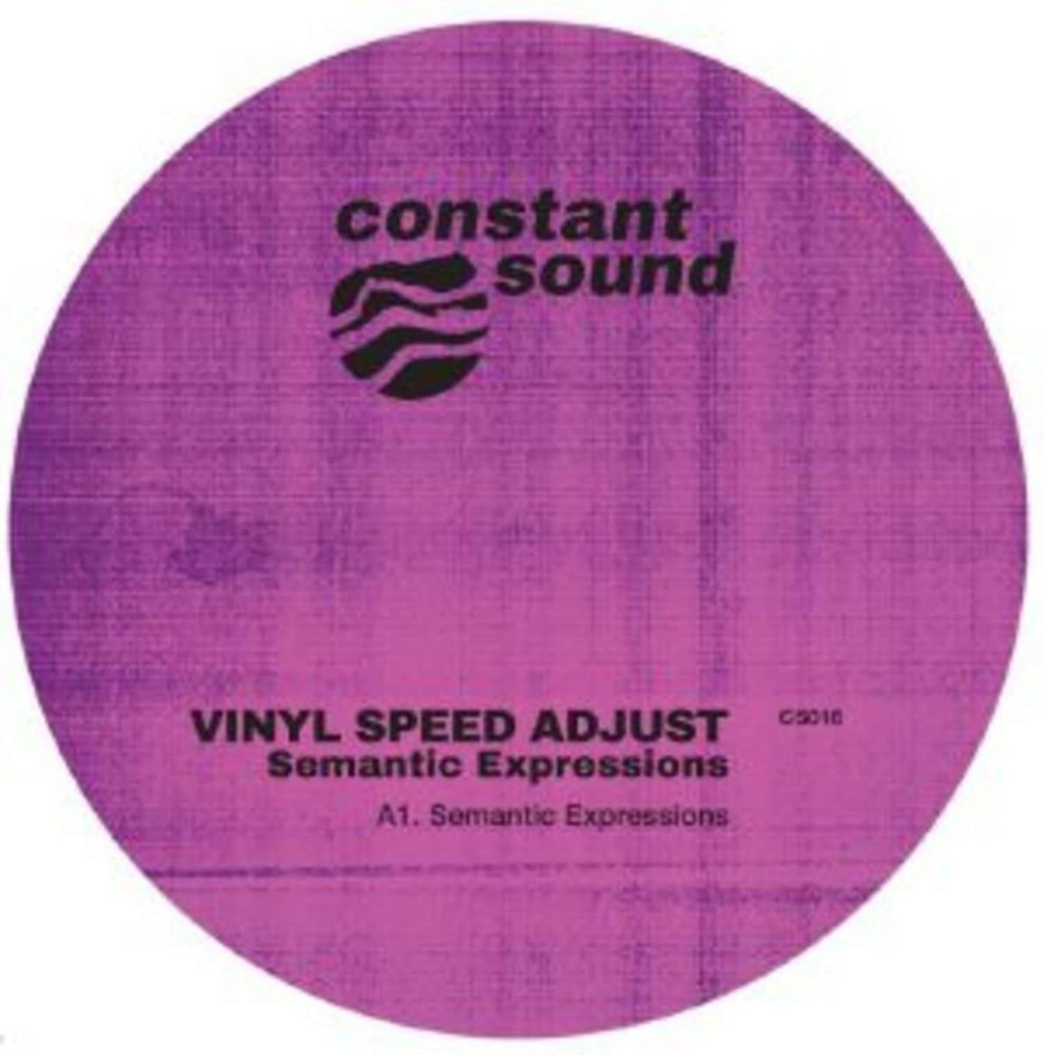 Vinyl Speed Adjust - SEMANTIC EXPRESSIONS 