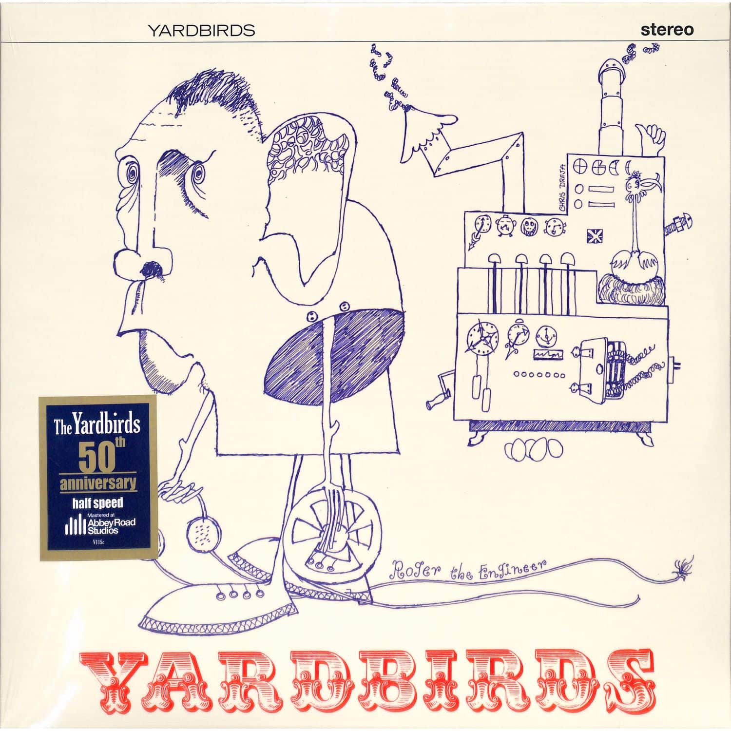  The Yardbirds - ROGER THE ENGINEER-STEREO IN TRANSPARENT RED LP