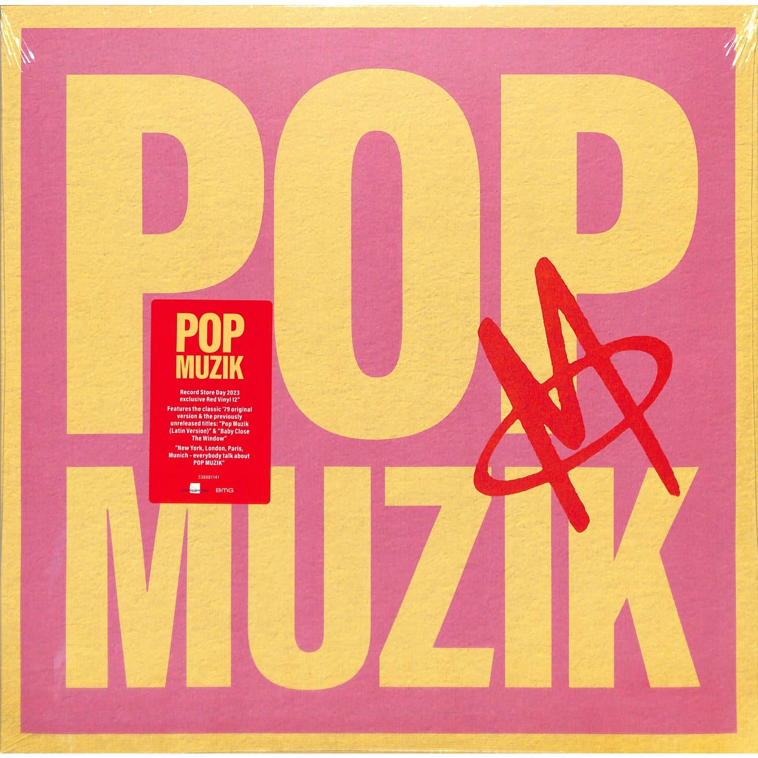 M / Robin Scott - POP MUZIK/BABY CLOSE THE WINDOW 