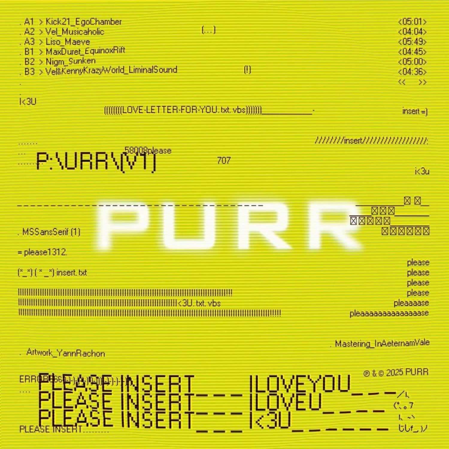 Various Artists - PLEASEINSERT ILOVEYOU