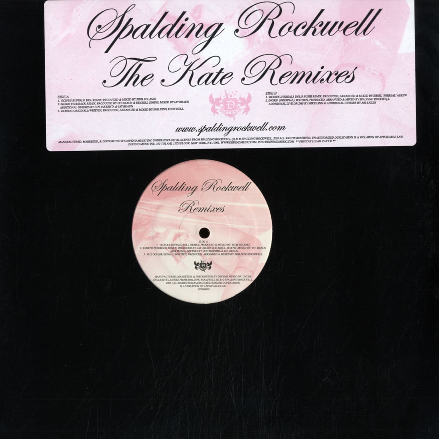 Spalding Rockwell - THE KATE REMIXES