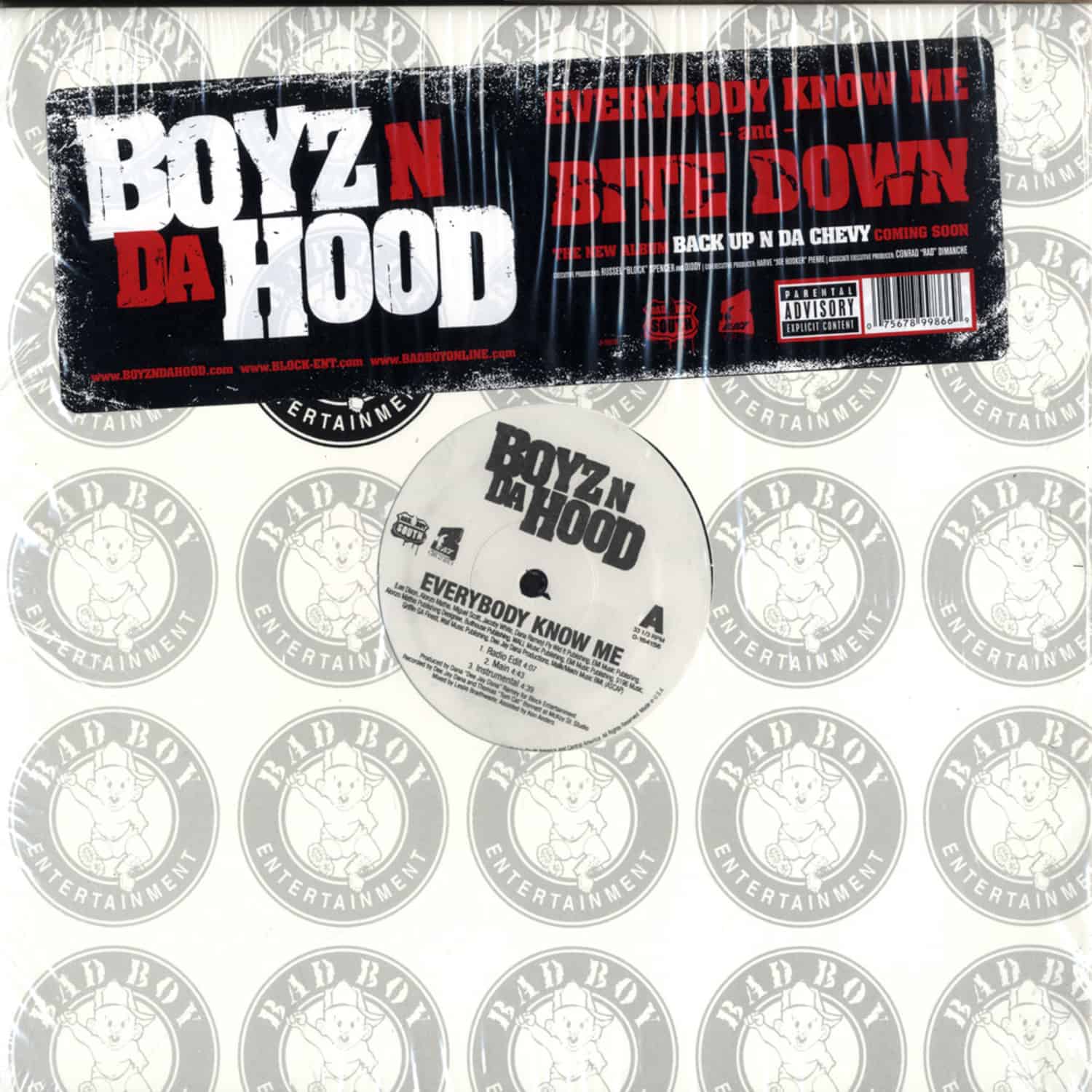 Boyz N Da Hood - EVERYBODY KNOW ME / BITE DOWN