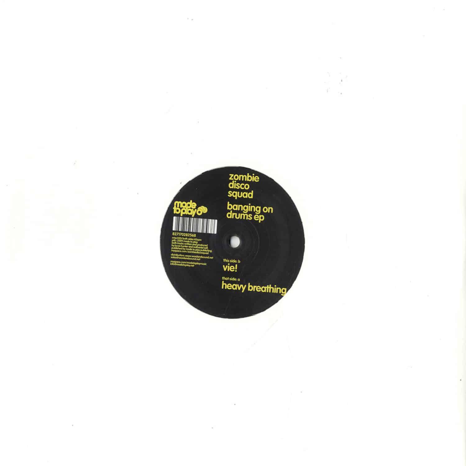 Zombie Disco Squad - BANGING ON DRUMS EP