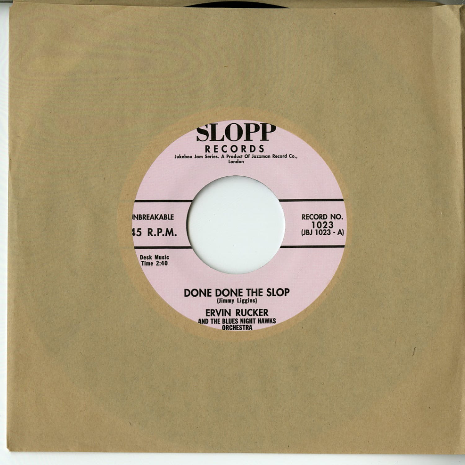 Ervin Rucker - DONE DONE THE SLOP 