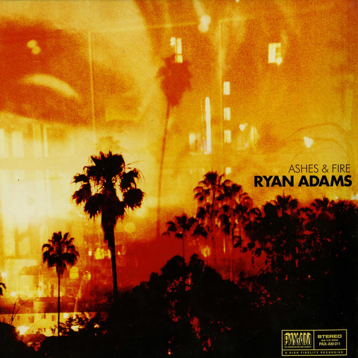 Ryan Adams - ASHES & FIRE 