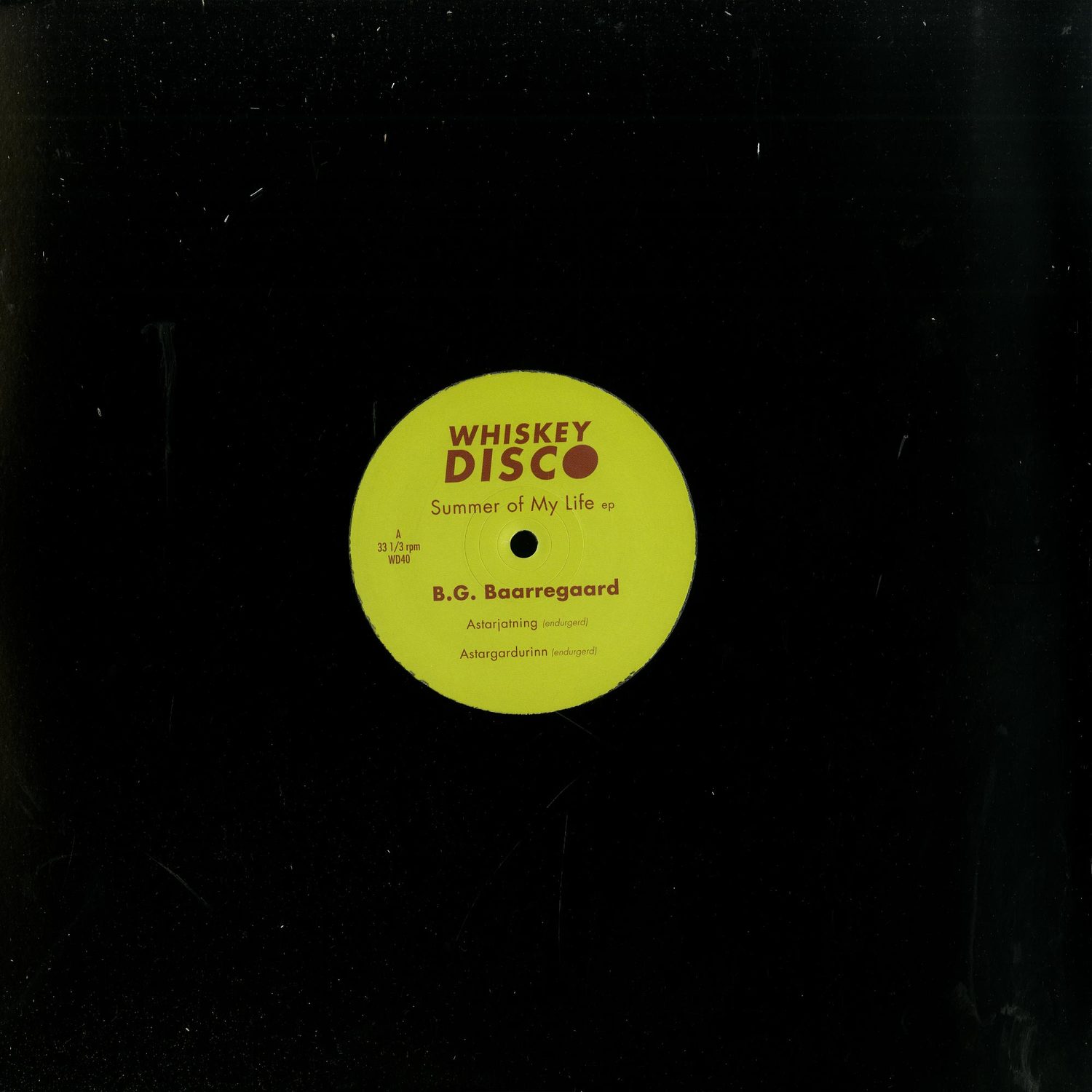 B. G. Baarregaard / Closed Paradise - SUMMER OF MY LIFE EP