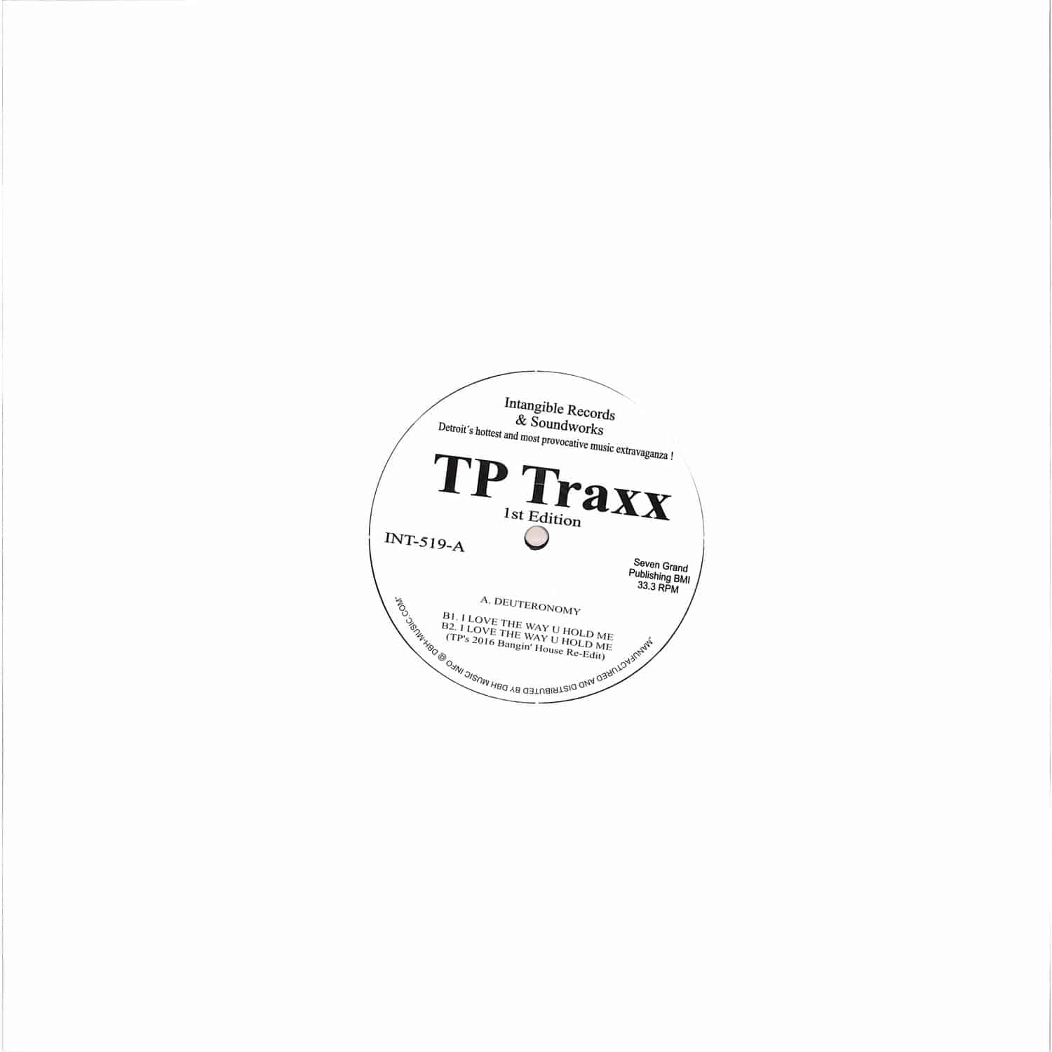 Terrence Parker - TP TRAXX 1ST EDITION