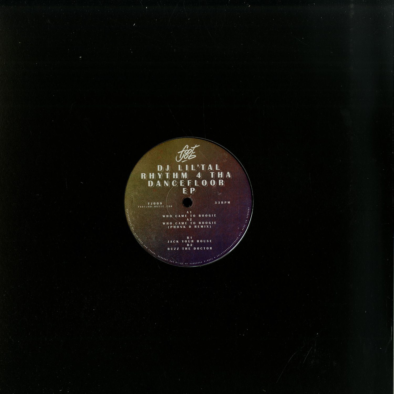 DJ Lil Tal - RHYTHM 4 THA DANCEFLOOR EP, PHONK D RMX