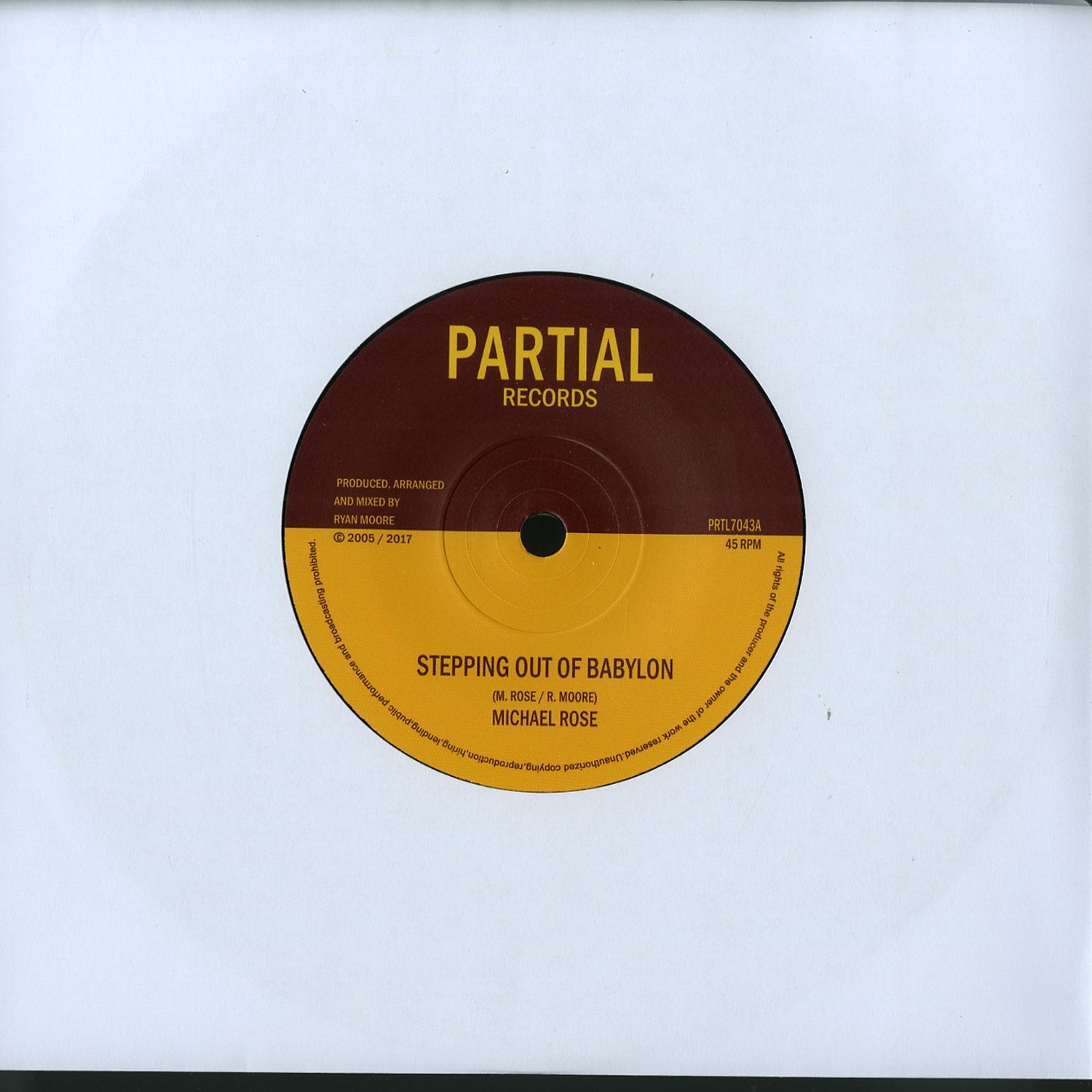 Michael Rose - STEPPING OUT OF BABYLON 