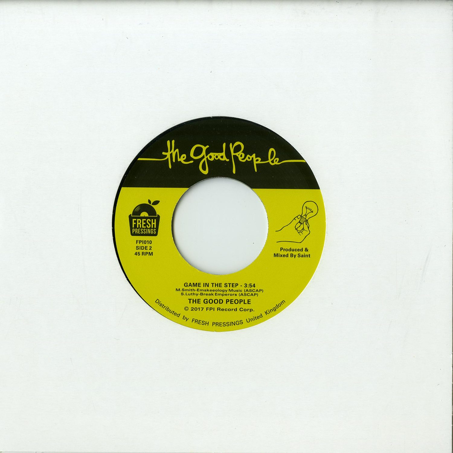 The Good People - DOWN HERE / GAME IN THE STEP 