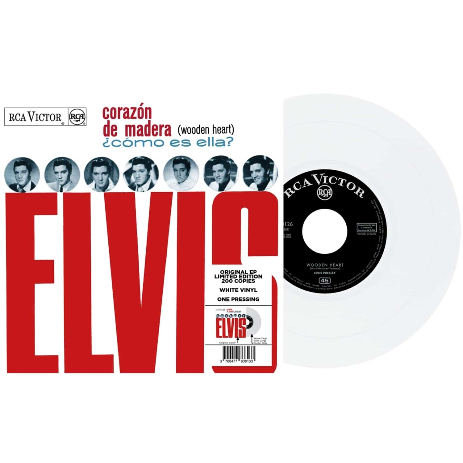 Elvis Presley - EP ETRANGER N13 - CORAZON DE MADERA 