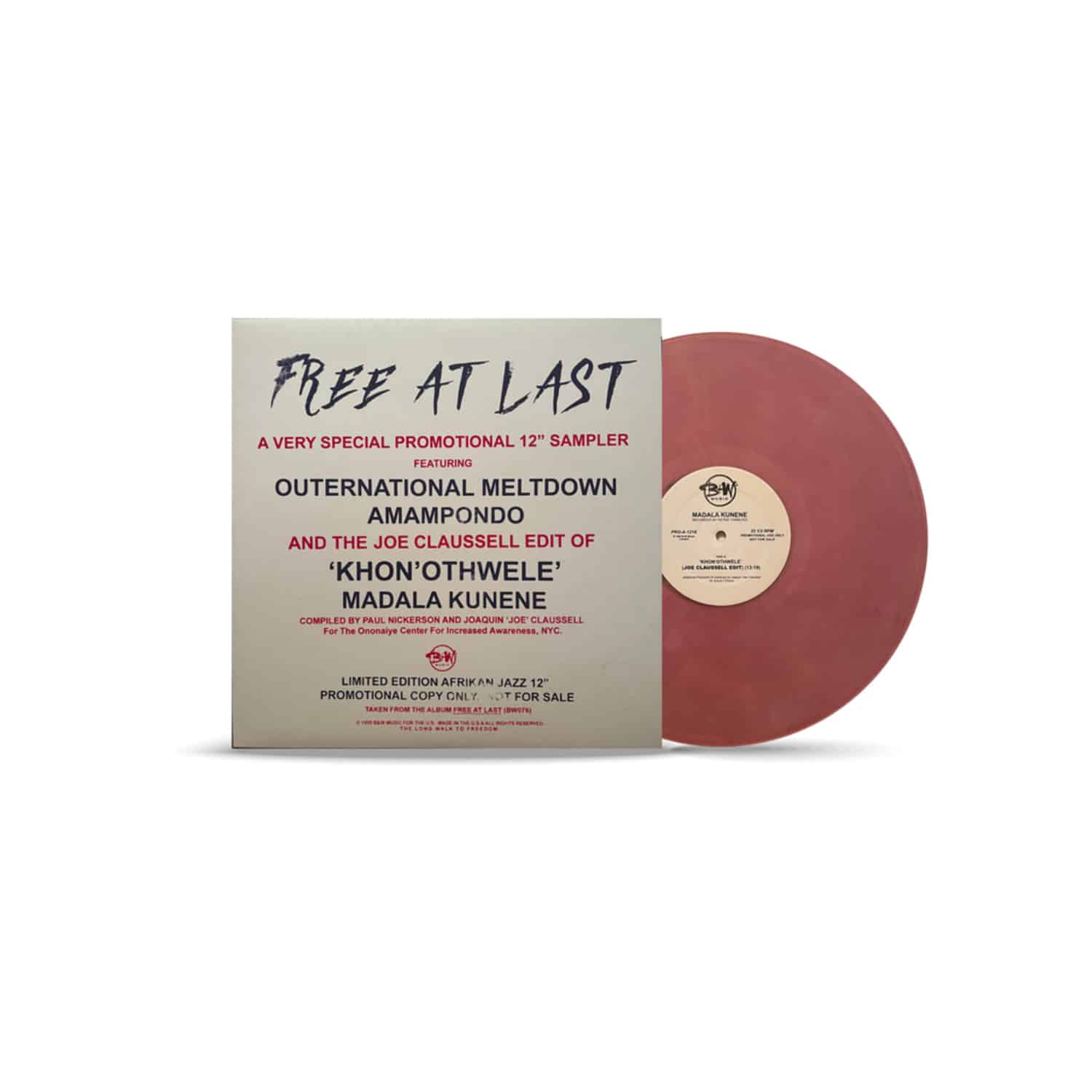 Various Artists - FREE AT LAST 12 INCH SAMPLER 