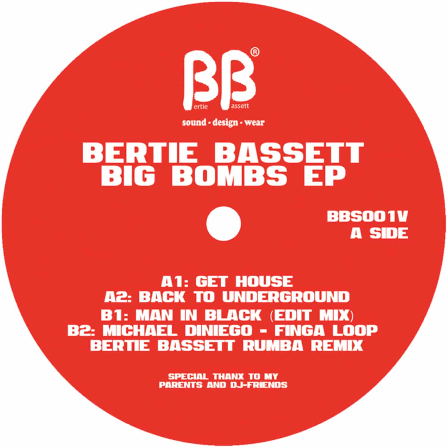 Bertie Bassett - BIG BOMBS EP