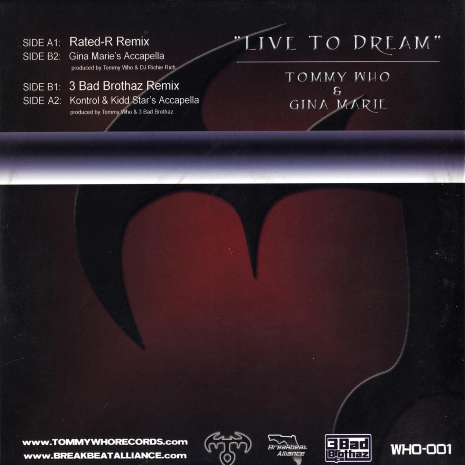 Tommy Who - LIVE TO DREAM