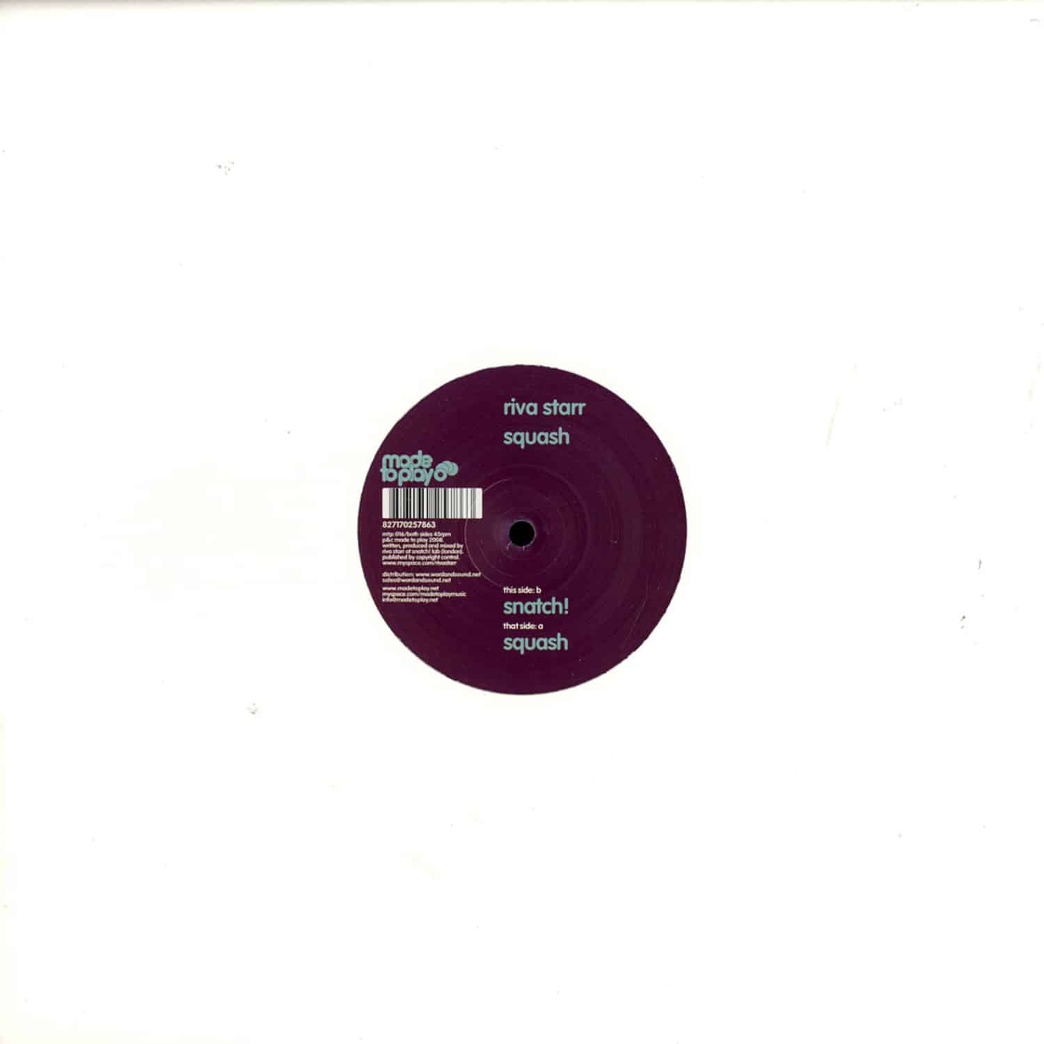 Riva Starr - SQUASH