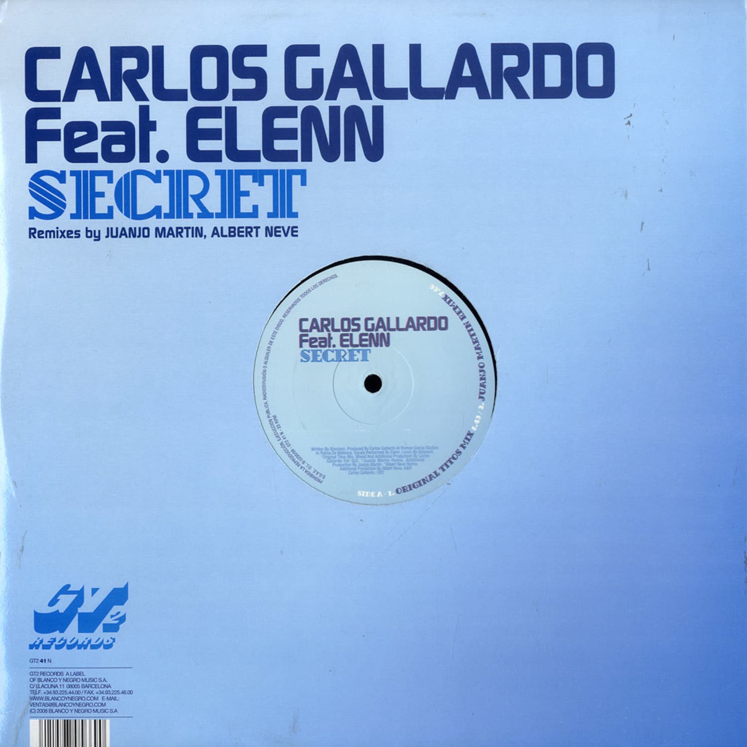 Carlos Gallardo featuring Elenn - SECRET