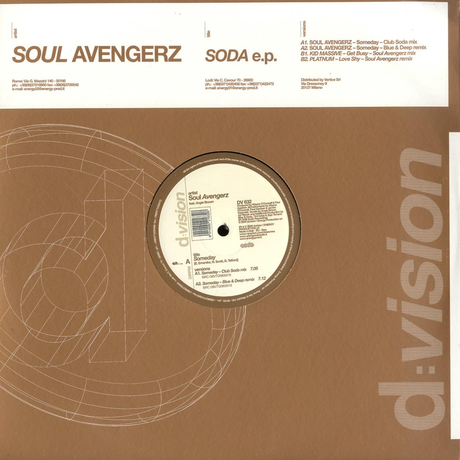 Soul Avengerz Ft. Angie Brown - SODA EP