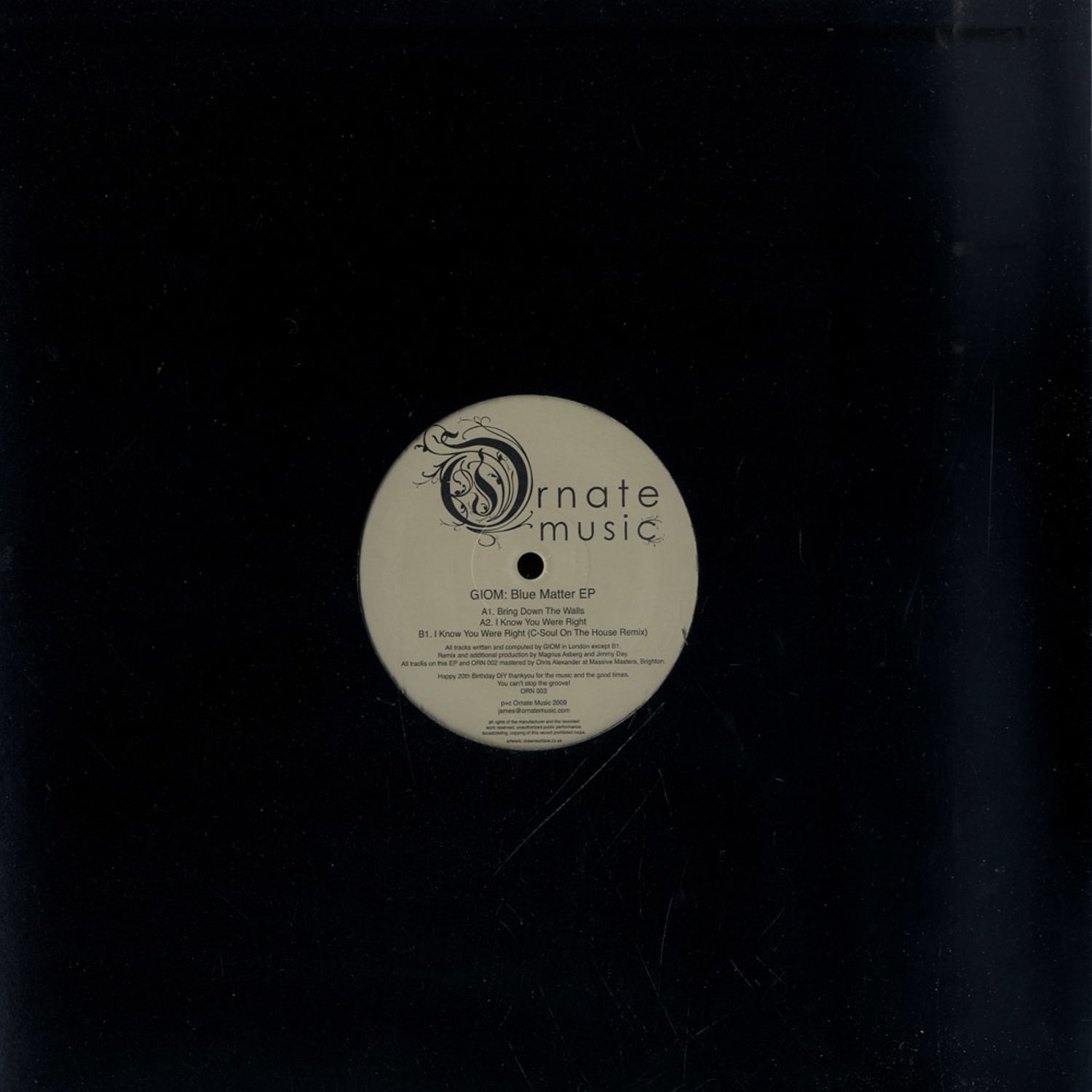 Giom - BLUE MATTER EP