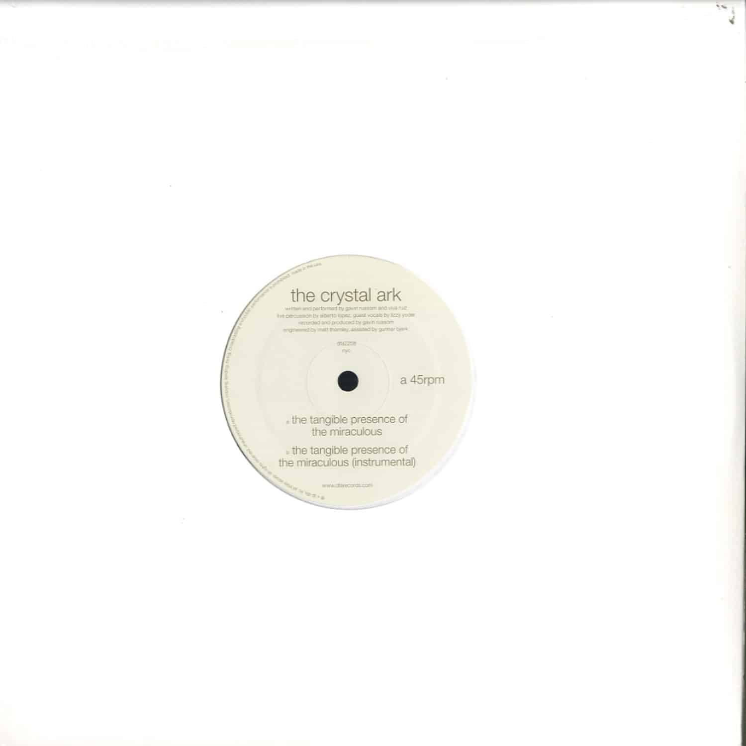 Crystal Ark - TANGIBLE PRESENCE OF THE MIRACULOUS