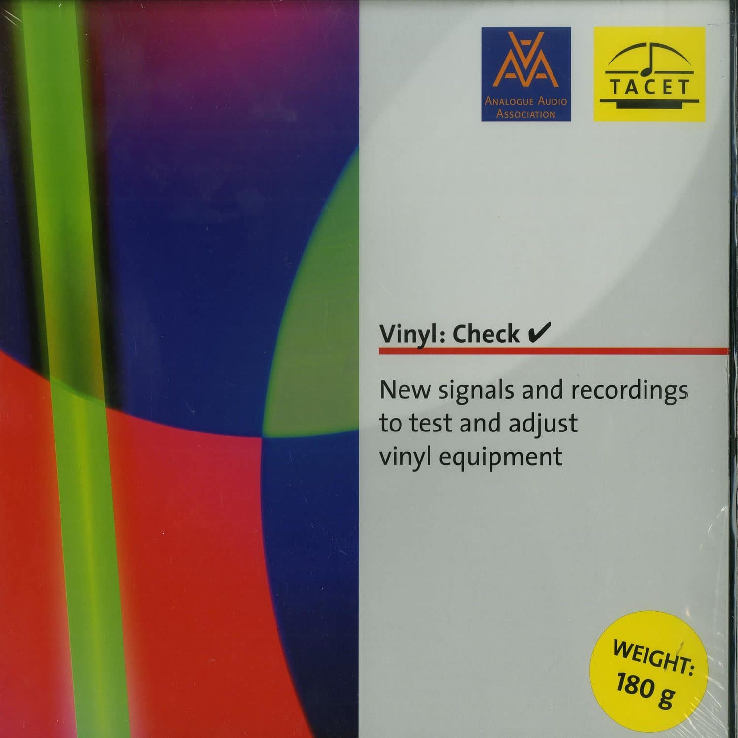 Vinyl Check - NEW SIGNALS AND RECORDINGS TO TEST AND ADJUST VINYL EQIPMENT 
