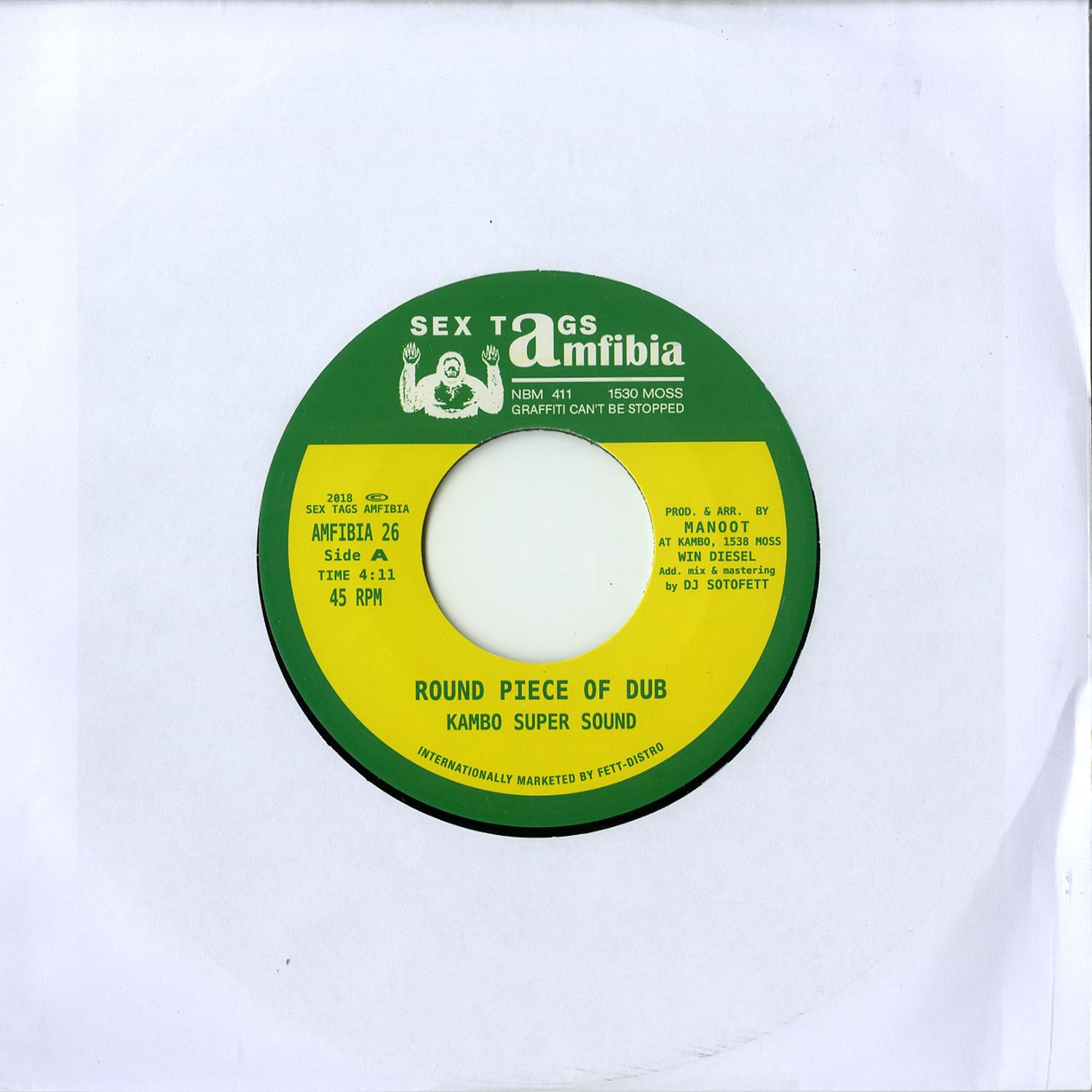 Kambo Super Sound / Don Papa - ROUND PIECE OF DUB / KANGE 