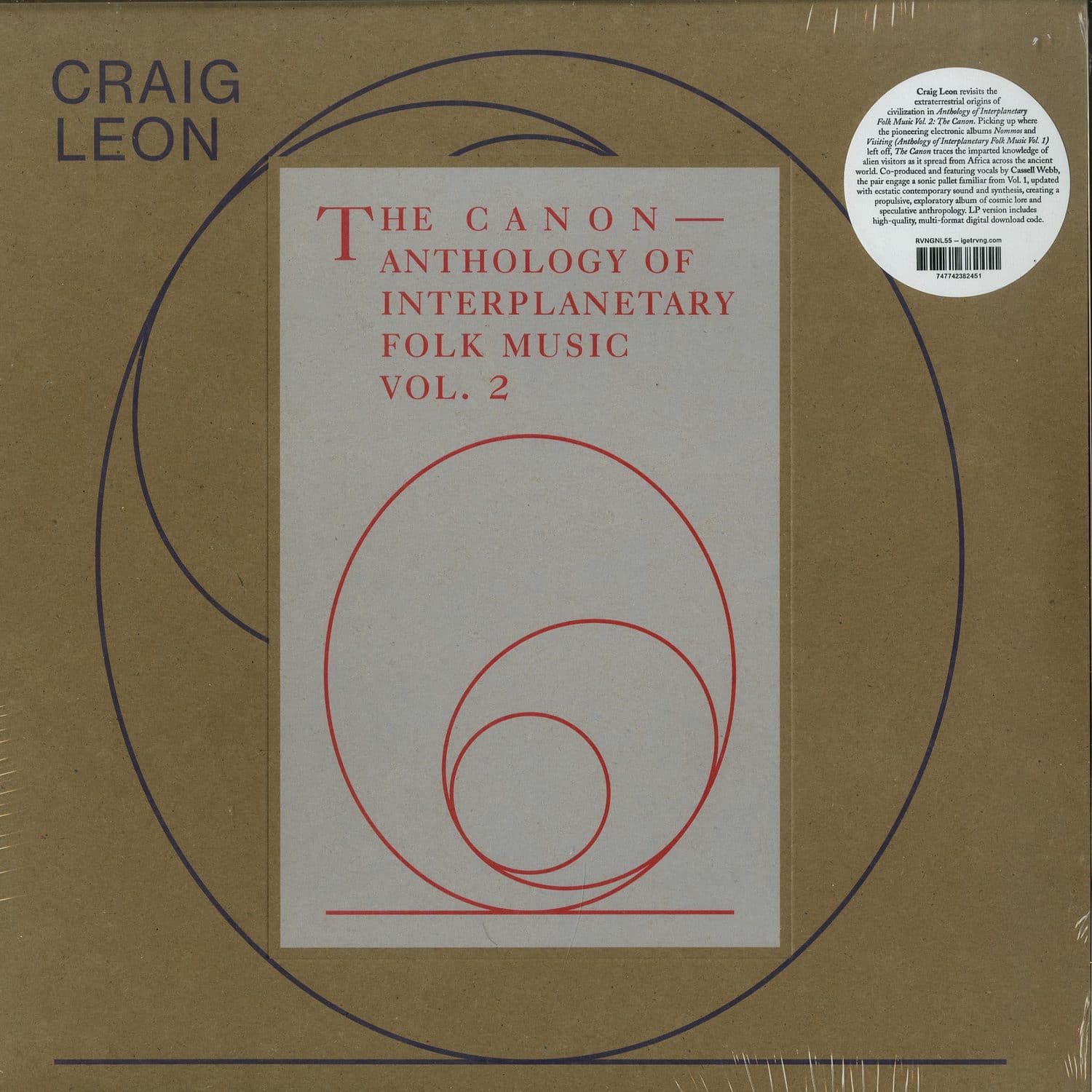 Craig Leon - ANTHOLOGY OF INTERPLANETARY FOLK MUSIC VOL.2: THE 