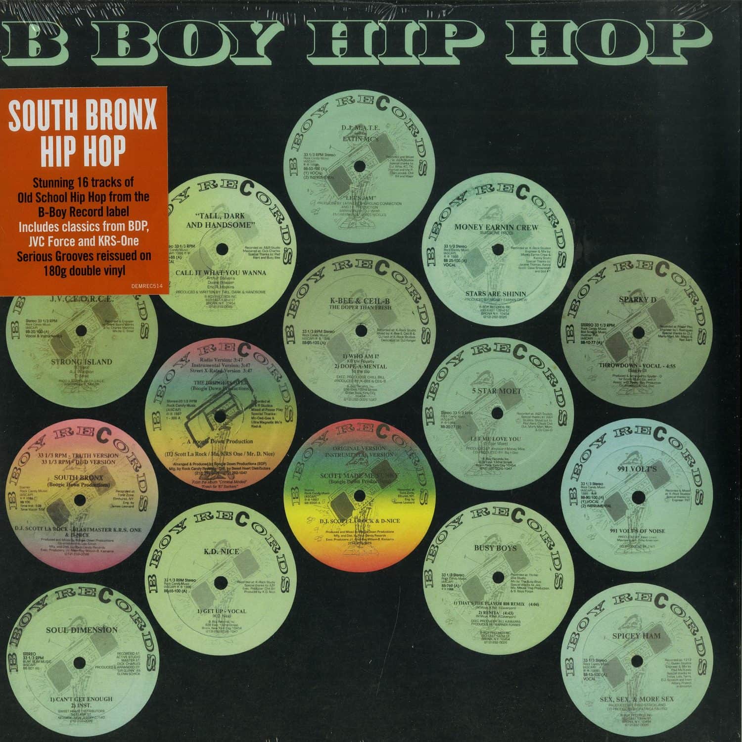 Various Artists - SOUTH BRONX HIP HOP CLASSICS B BOY RECORDS 