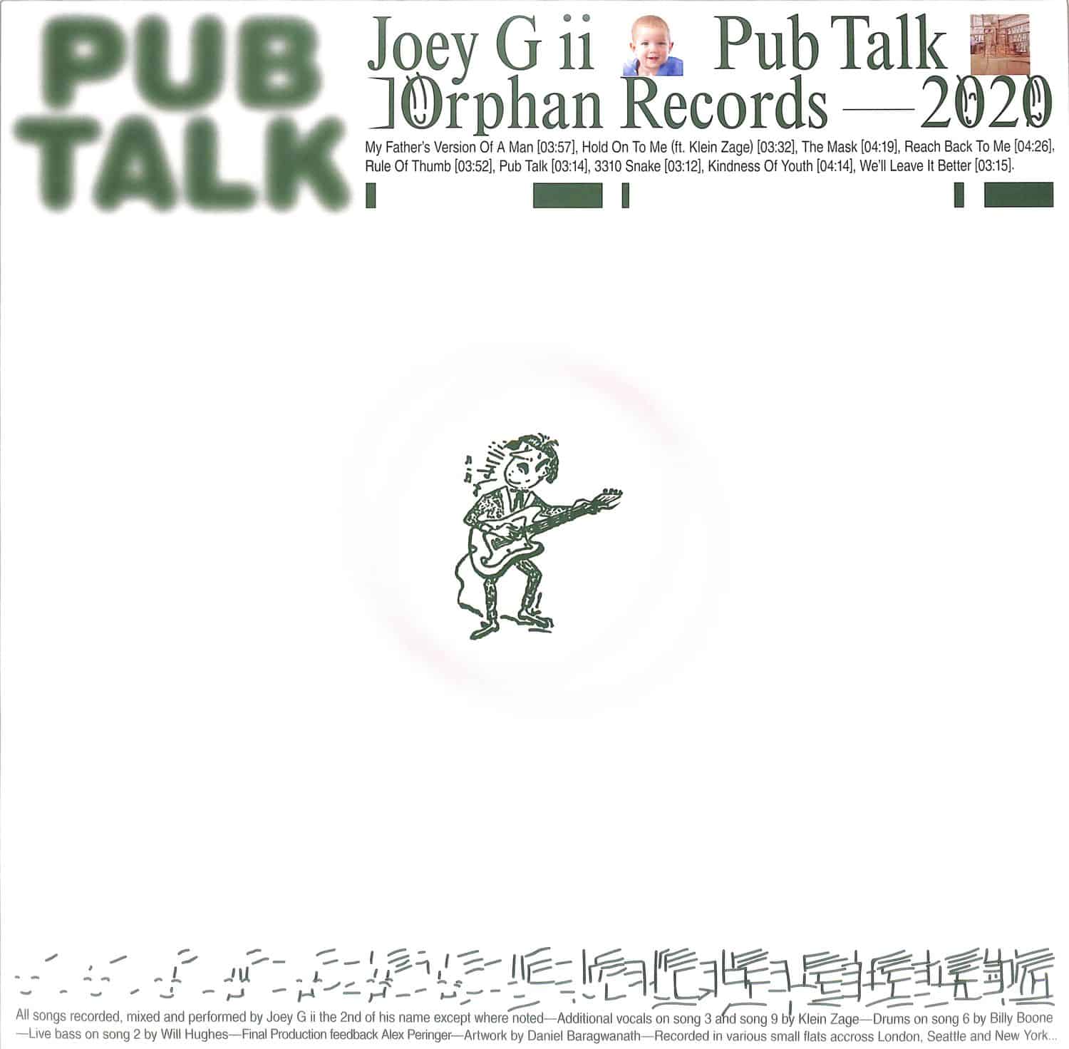 Joey G II - PUB TALK LP