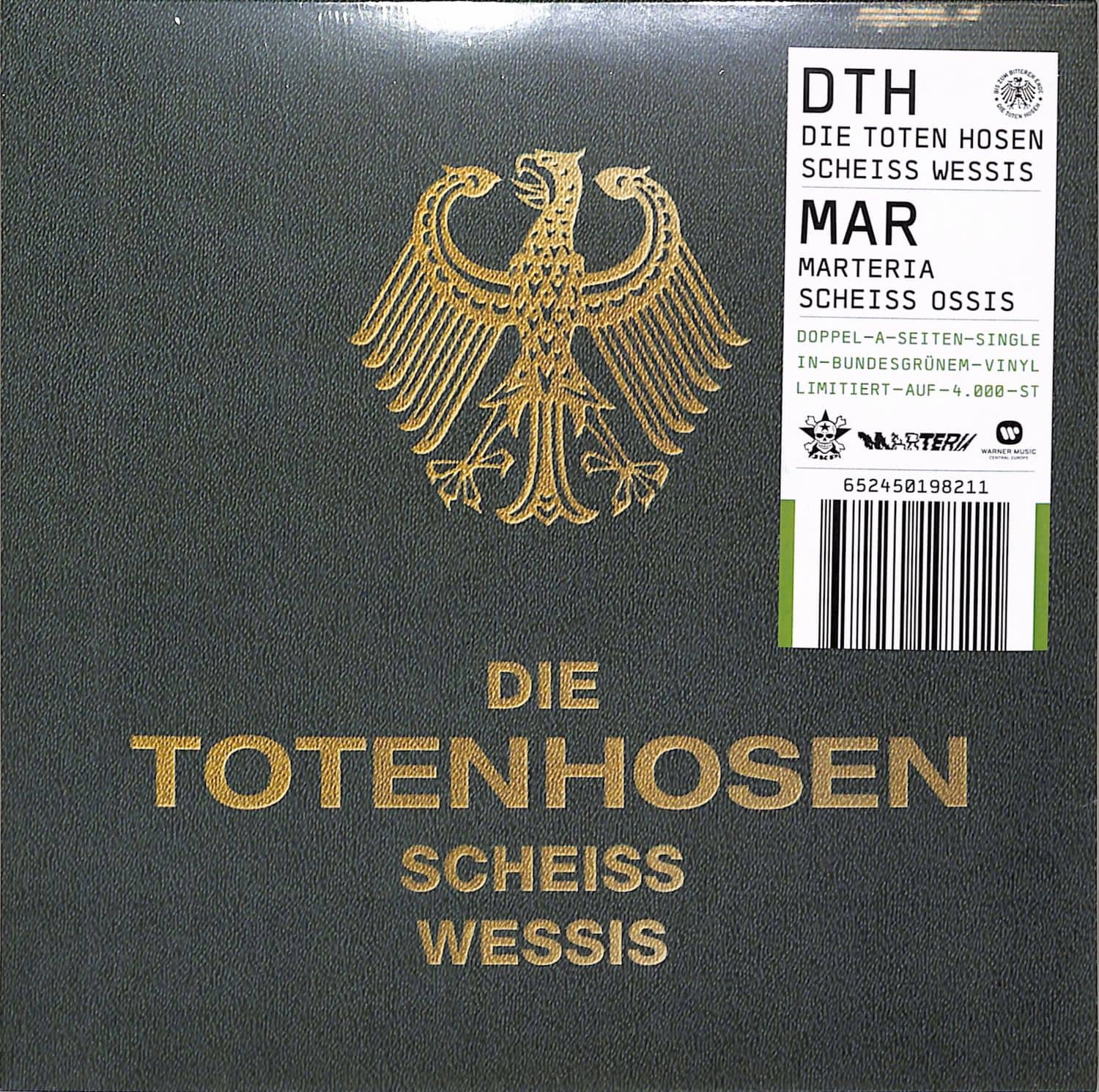 Die Toten Hosen / Marteria - SCHEISS WESSIS / SCHEISS OSSIS 