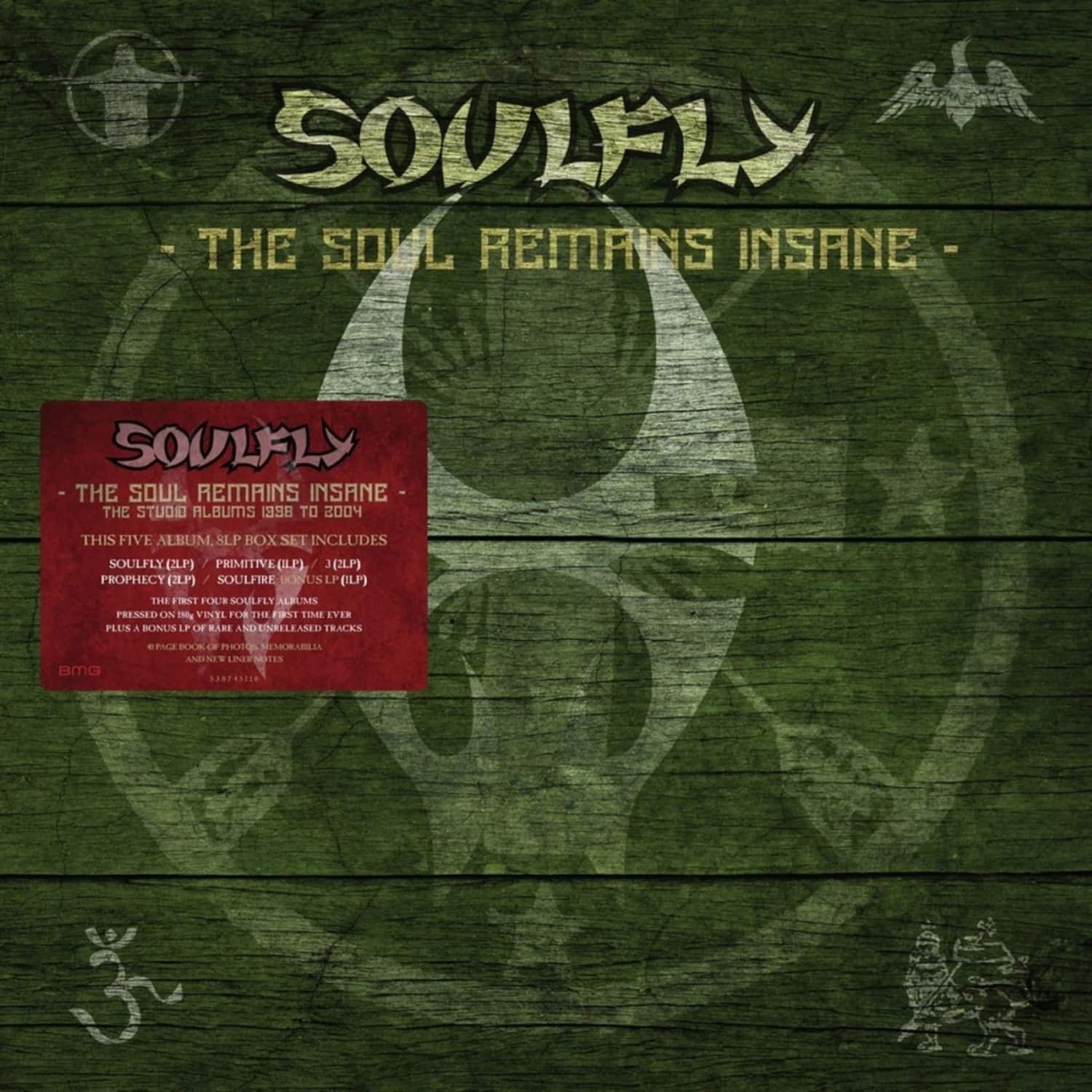 Soulfly - THE SOUL REMAINS INSANE:STUDIO ALBUMS 1998 TO 2004 