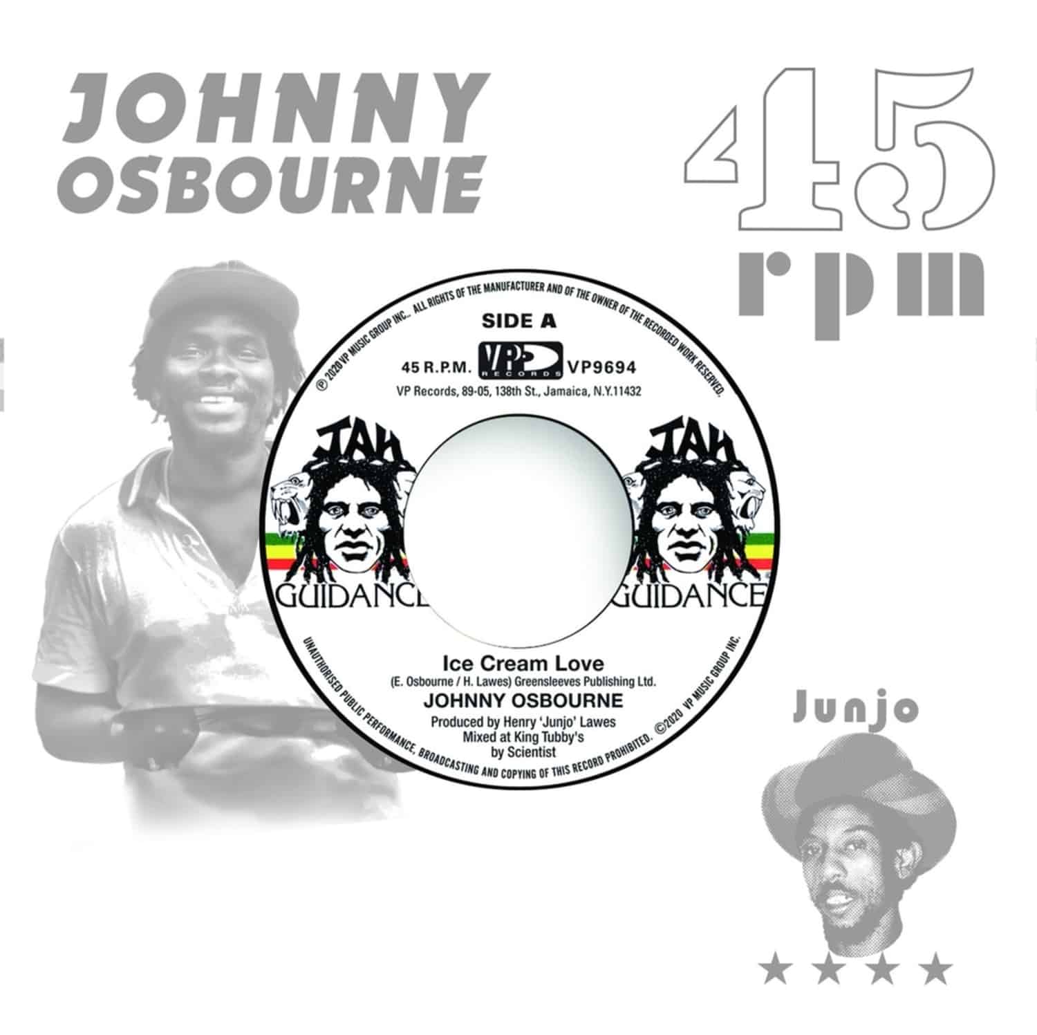 Johnny Osbourne / Roots Radics - ICE CREAM LOVE / EXTRA TIME ONE 