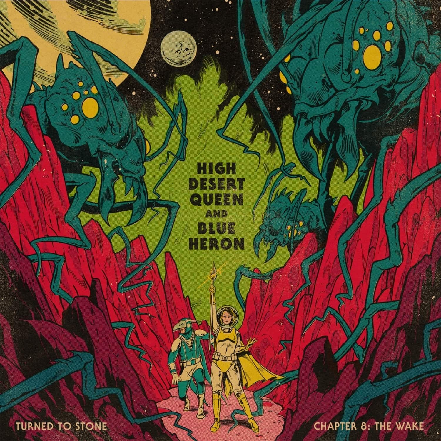 High Desert Queen & Blue Heron - TURNED TO STONE: CHAPTER 8 THE WAKE 
