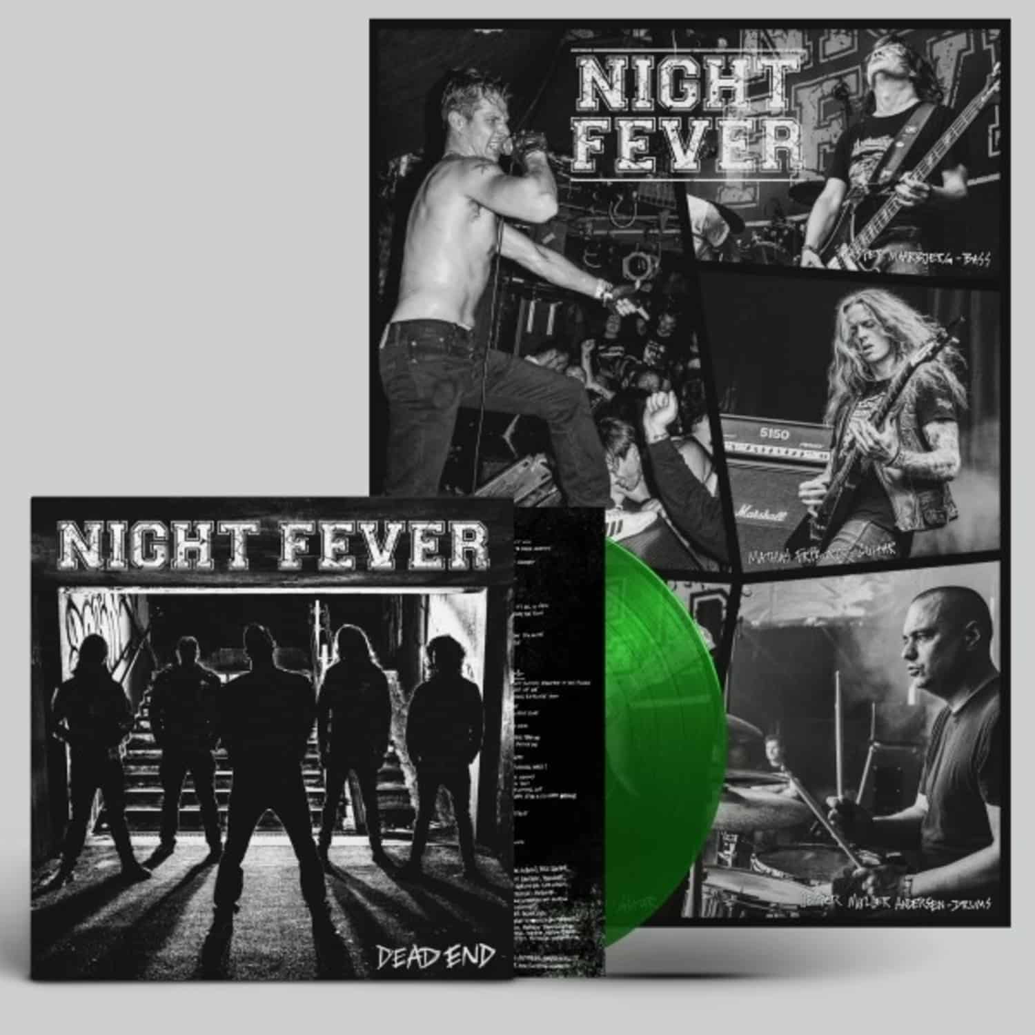 Night Fever - DEAD END - LIMITED TRANSPARENT GREEN VINYL 