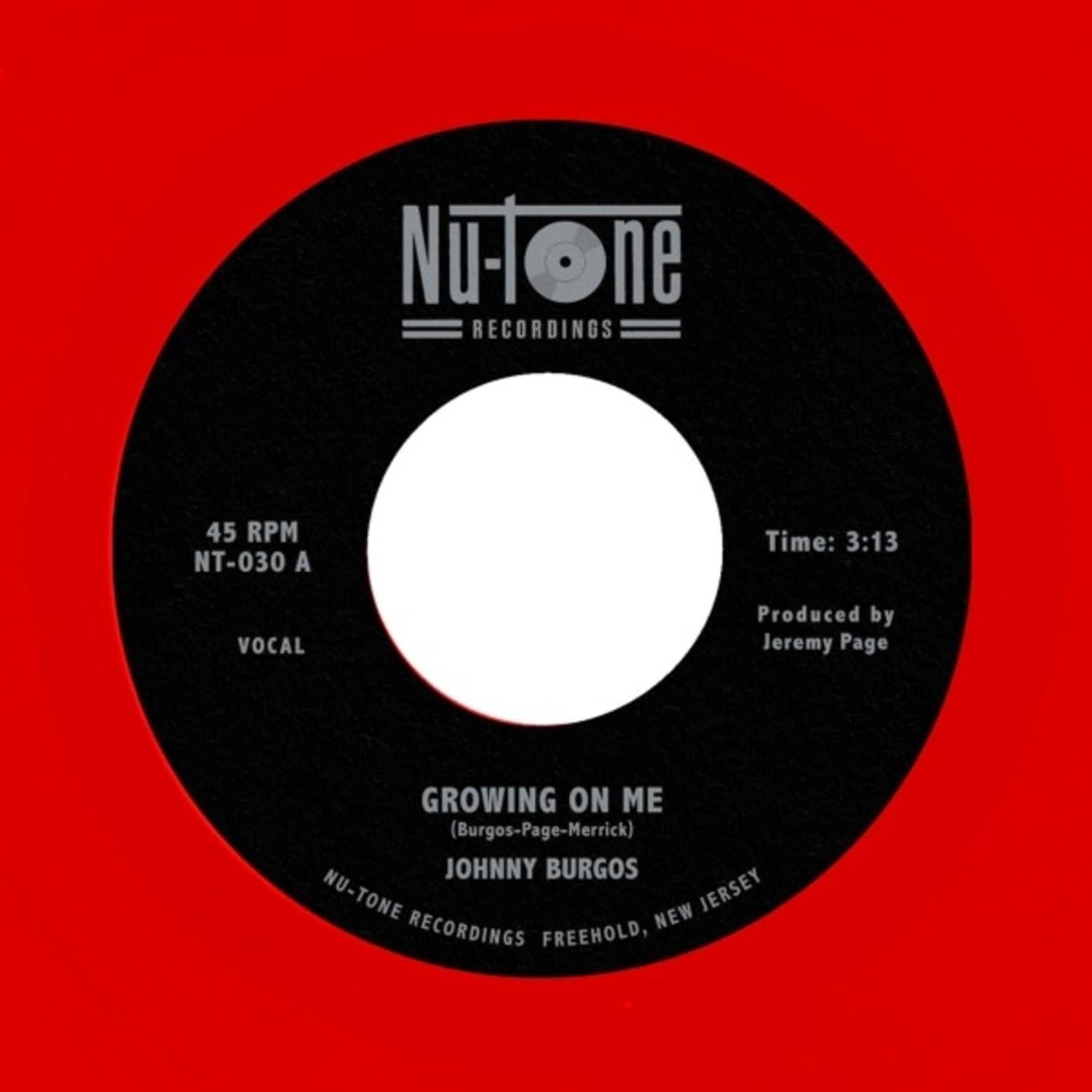 Johnny Burgos - GROWING ON ME / READY 45 