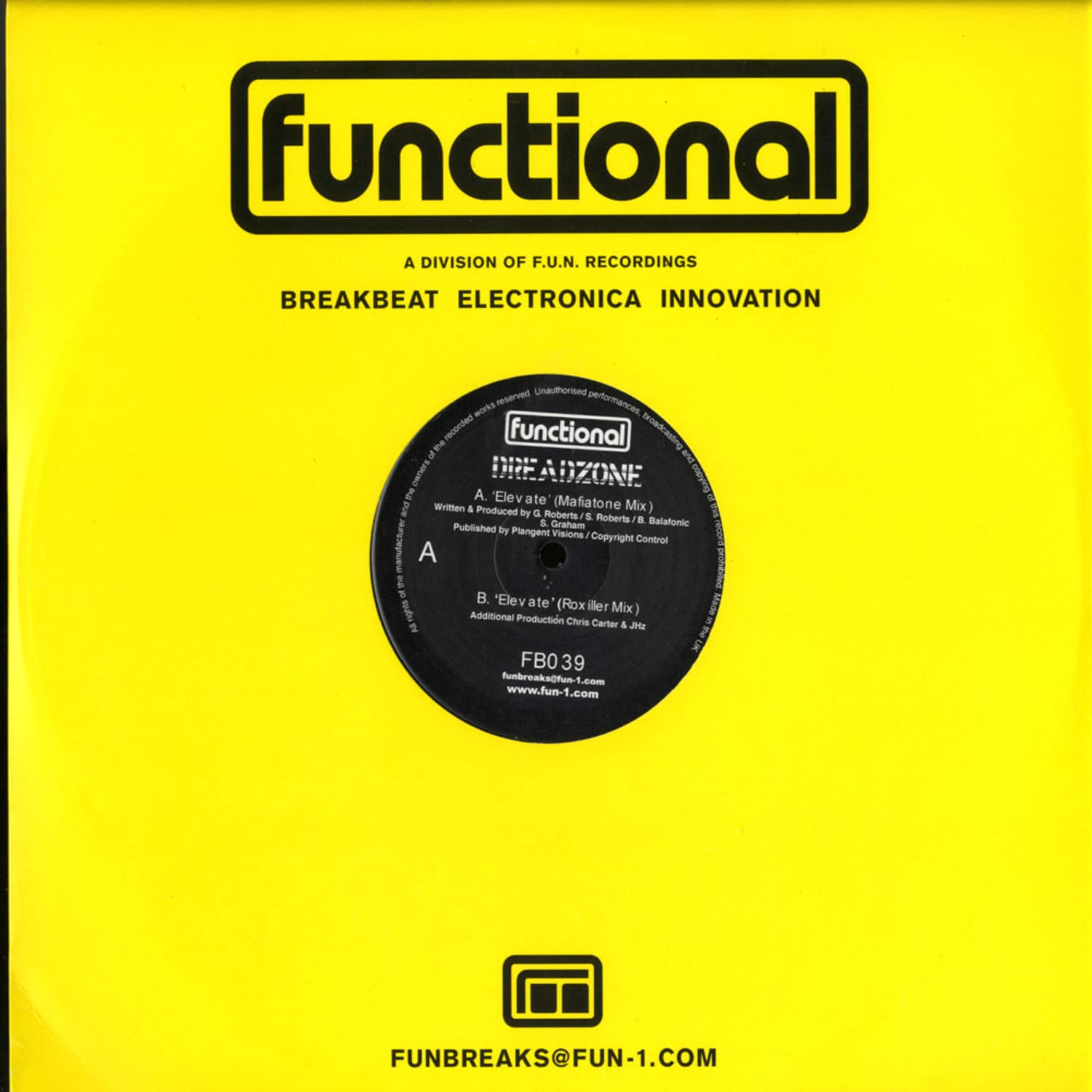 Dreadzone - ELEVATE / ROXIKILLER RMX