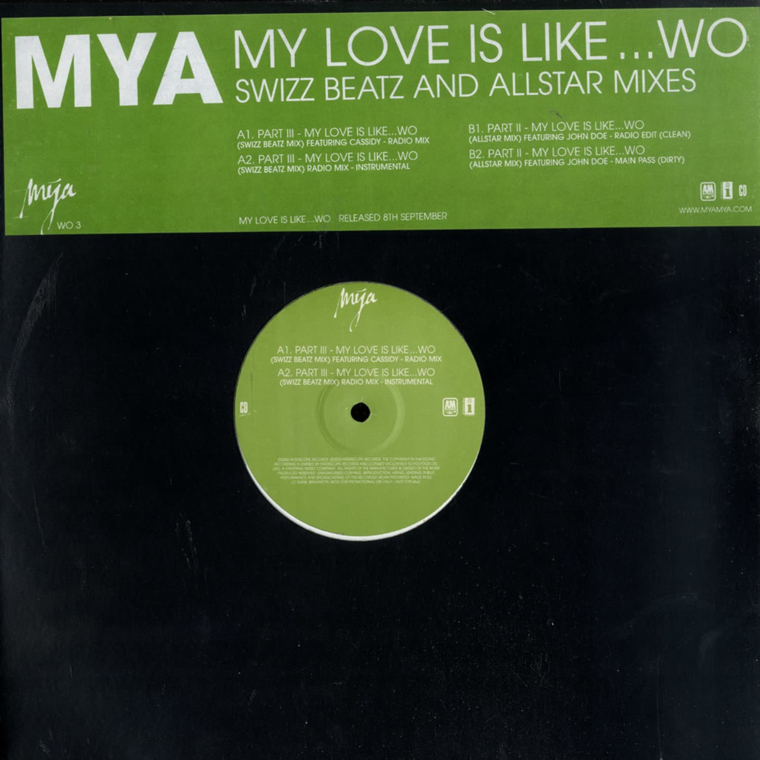 Mya - MY LOVE IS LIKE..WO