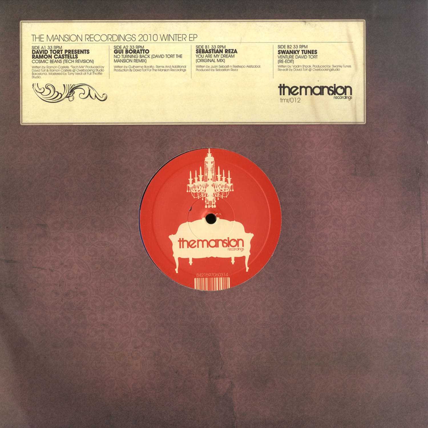 Various Artists - THE MANSION RECORDINGS 2010 WINTER EP