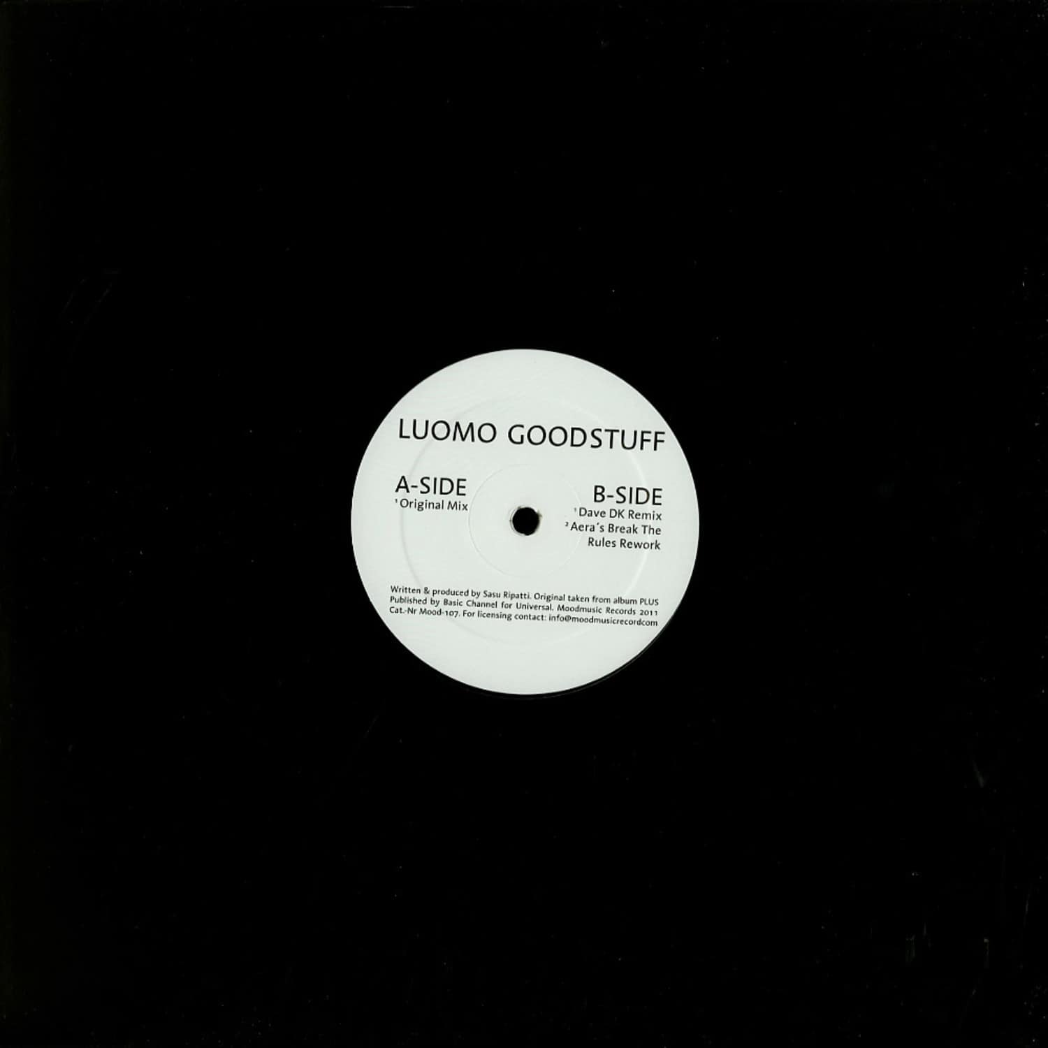 Luomo - GOOD STUFF EP, AERA, DAVE DK RMXS